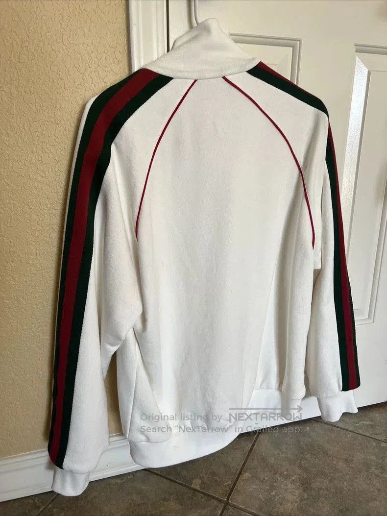 Gucci Gucci White Sport Jacket With Stripes. Size US XS / EU 42 / 0 - 2 Thumbnail