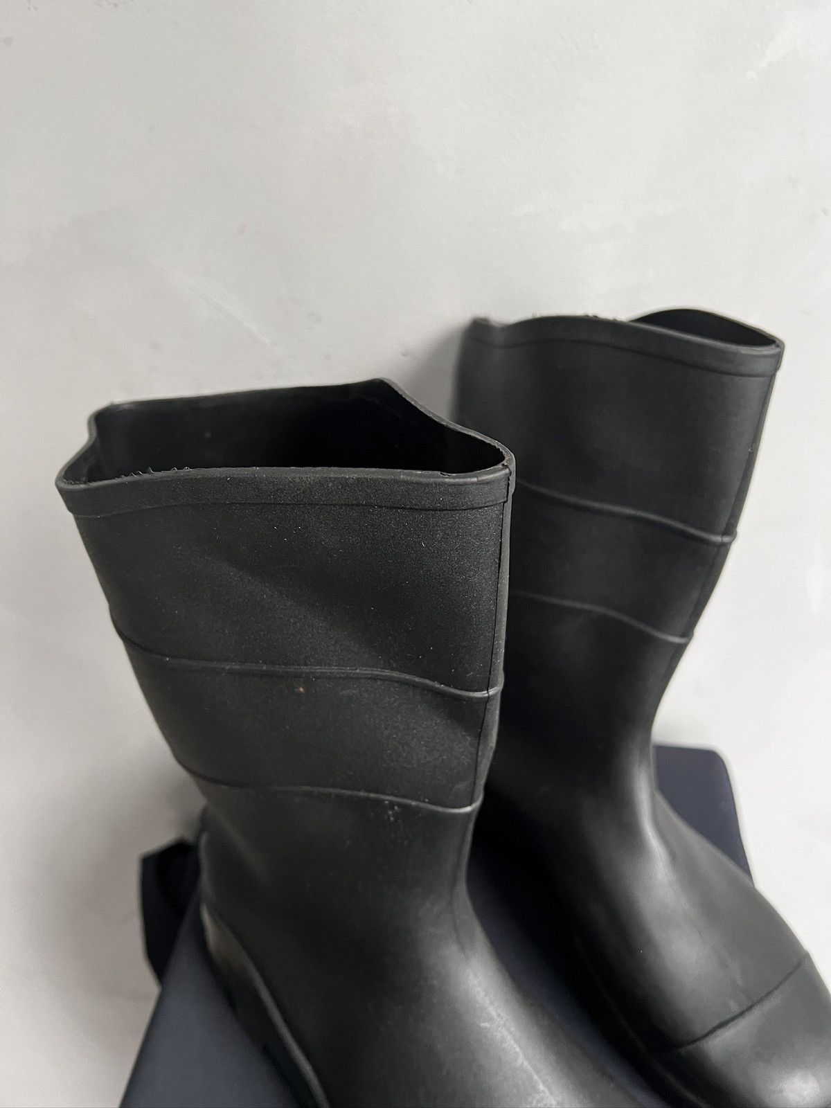 Japanese Brand Vintage rubber moto boots yeezy style hype opium Size US 8 / EU 41 - 9 Thumbnail