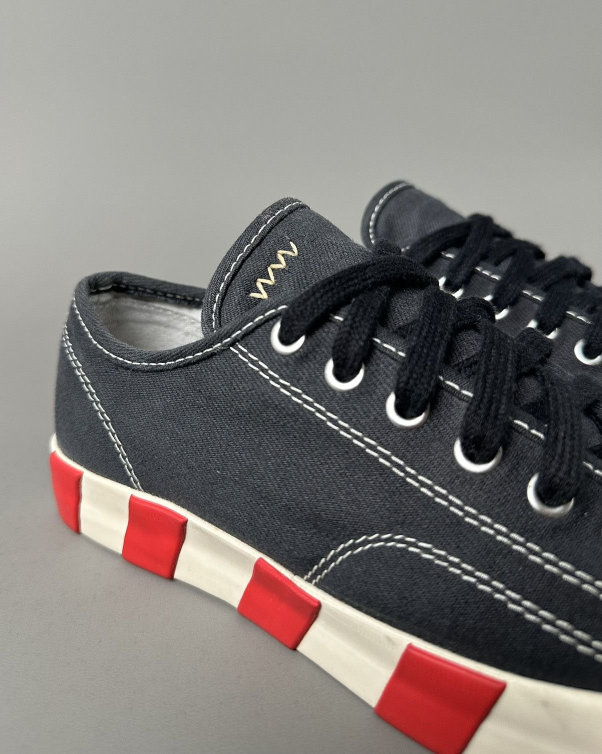 Visvim Visvim - S/S16 Skagway Lo Stripes - Low Cut Sneakers Canvas Size US 8 / IT 38 - 3 Thumbnail
