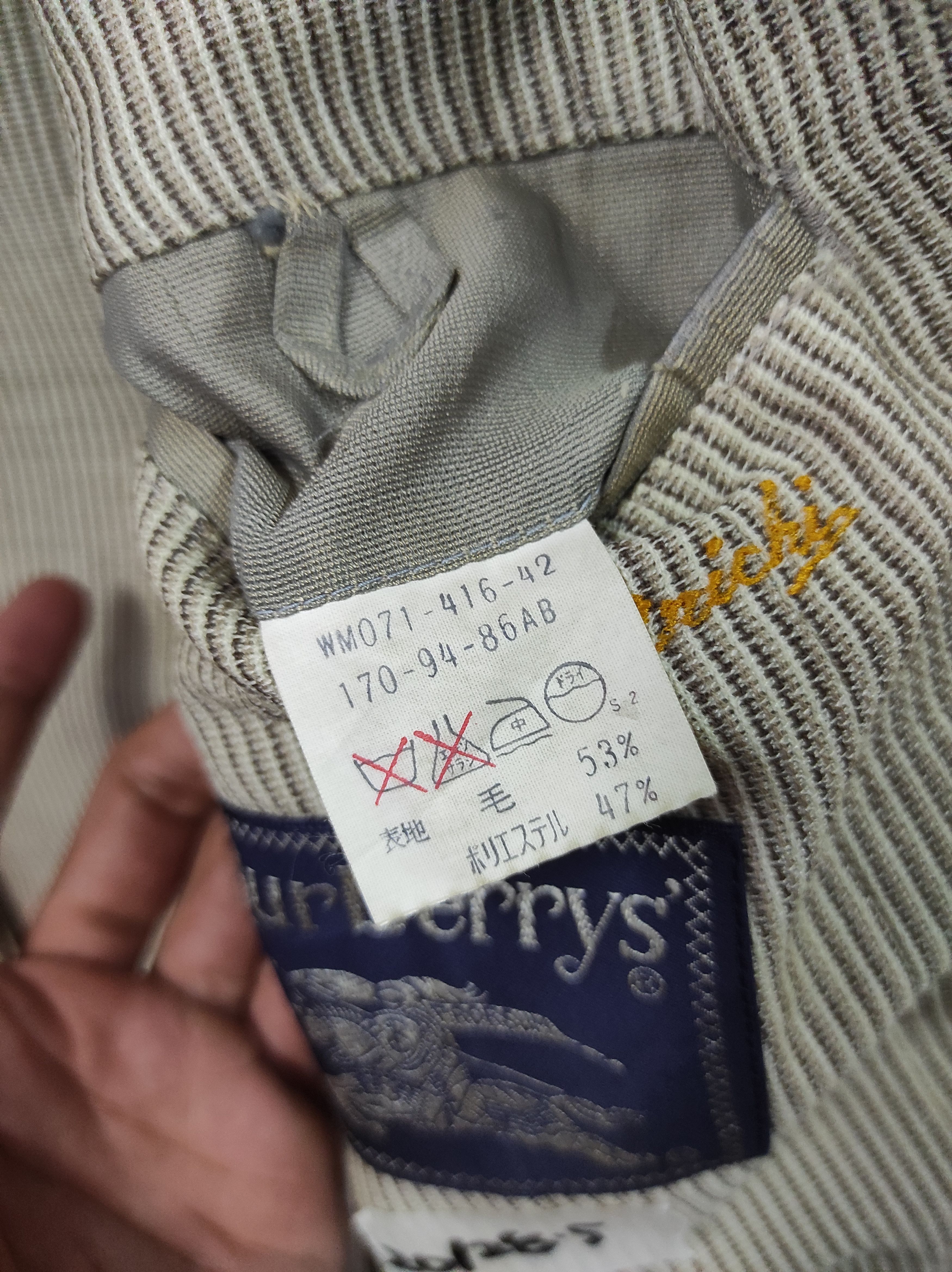 Burberry × Vintage BURBERRY VINTAGE PLAID BLAZER JACKET Size 40R - 7 Thumbnail