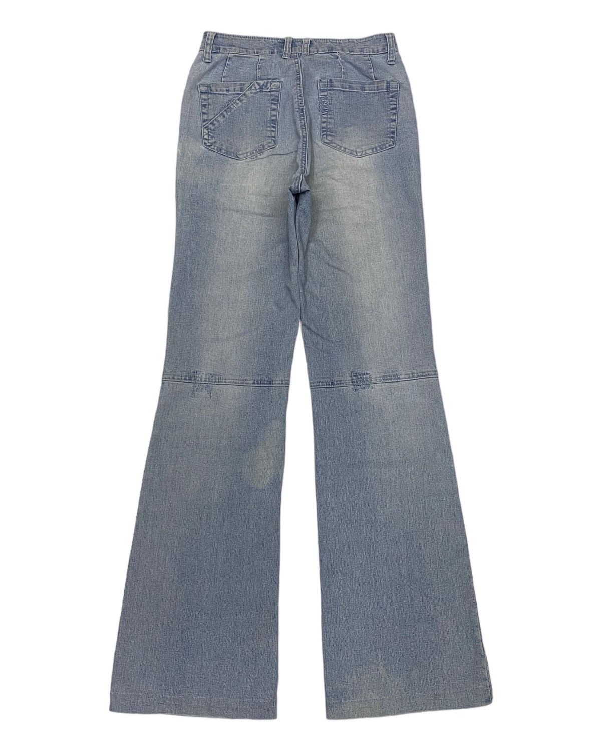 Hysteric Glamour FLARED🔥HYSTERIC OG STYLE HAGI PATCHWORK DENIM FLARE JEANS Size US 26 / EU 42 - 3 Thumbnail