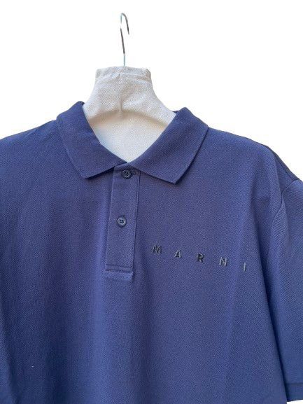 Marni o1f1d3z0326 Polo Shirt in Blue Size US M / EU 48-50 / 2 - 2 Thumbnail