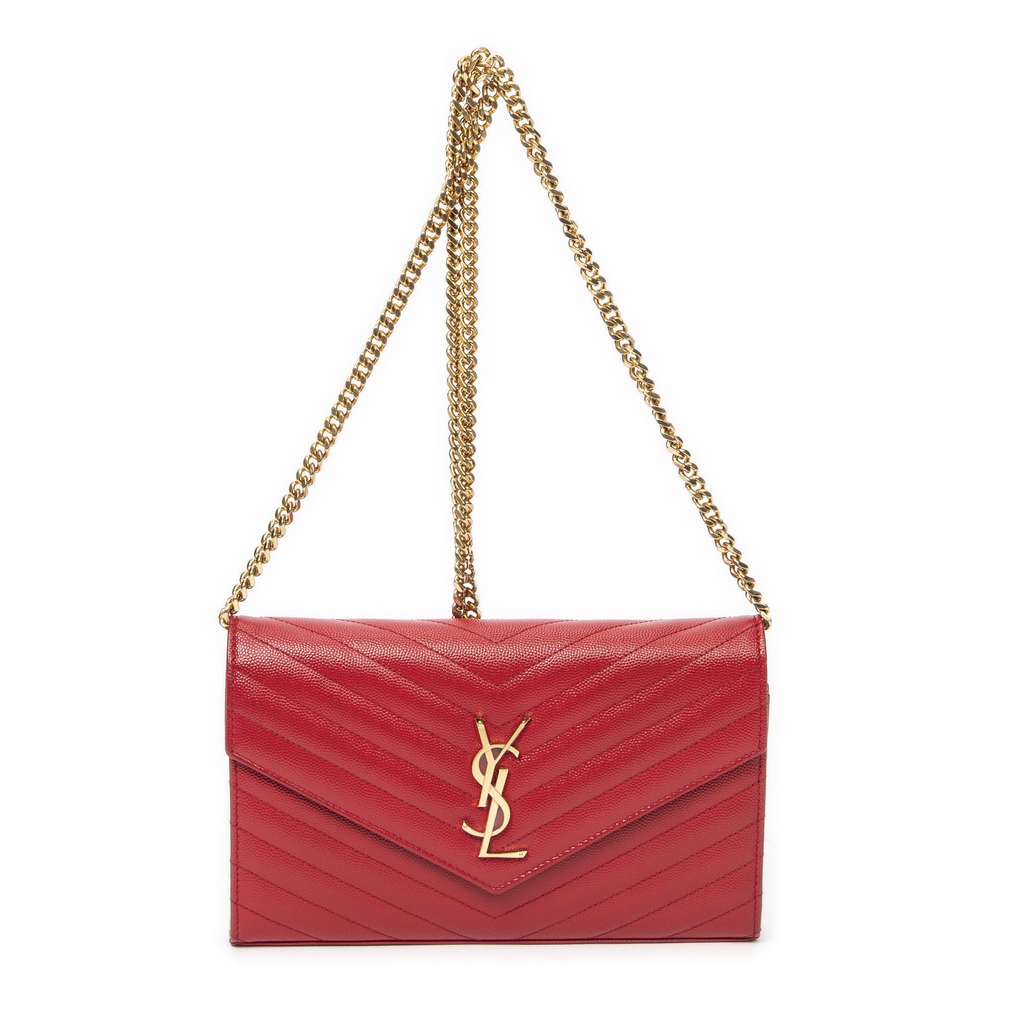 Yves Saint Laurent Classic Cassandre Chain Wallet Size ONE SIZE - 1 Thumbnail