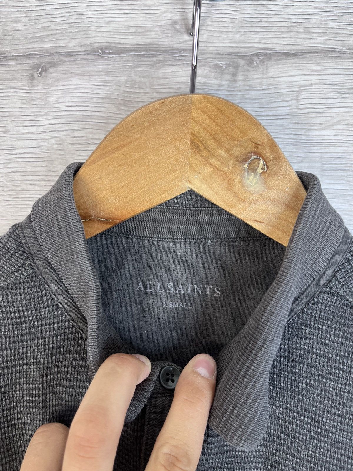 Allsaints Men’s polo Allsaints size Xs cotton 100% Size US XS / EU 42 / 0 - 5 Thumbnail