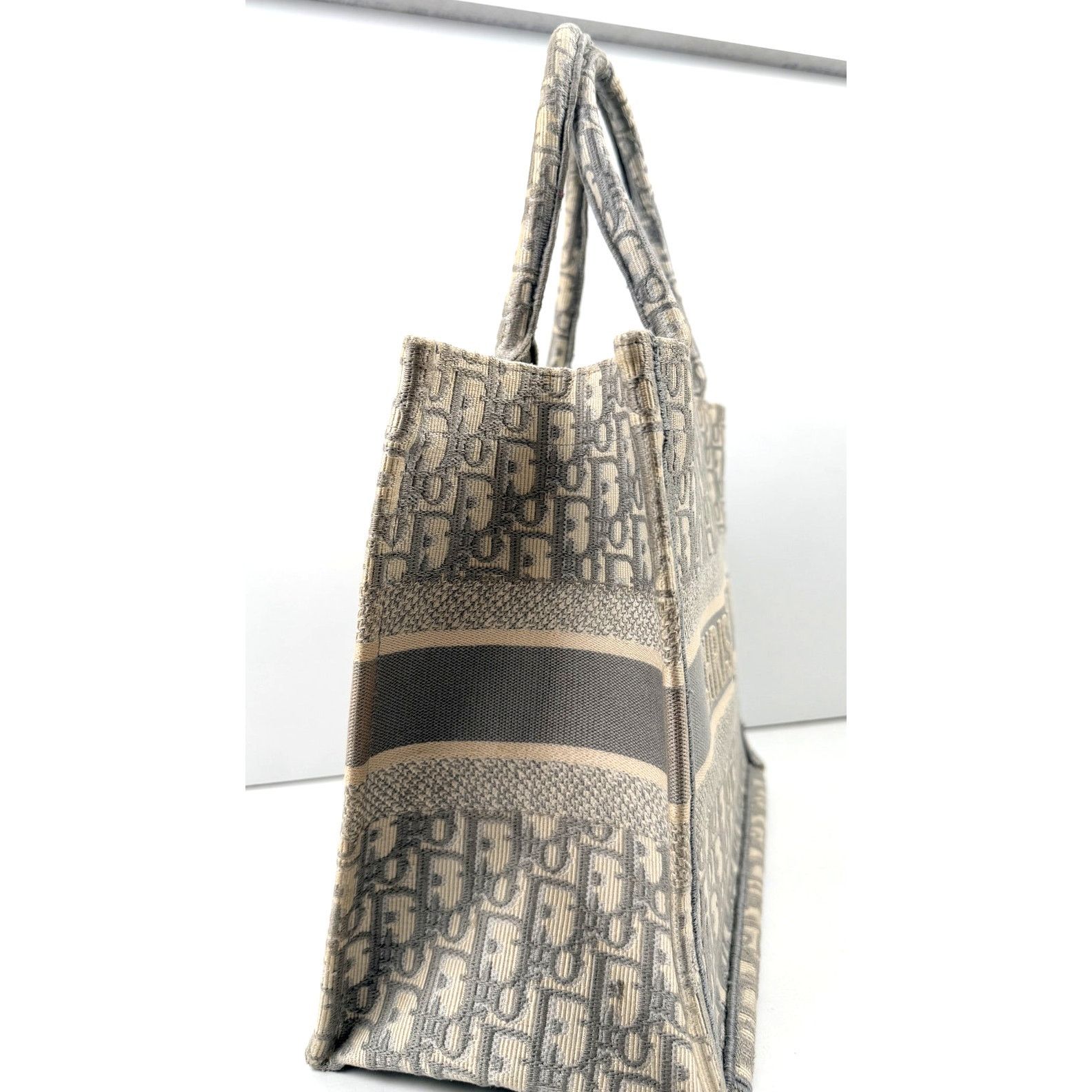 Dior Christian Dior Gray Oblique Medium Book Tote Size ONE SIZE - 5 Thumbnail