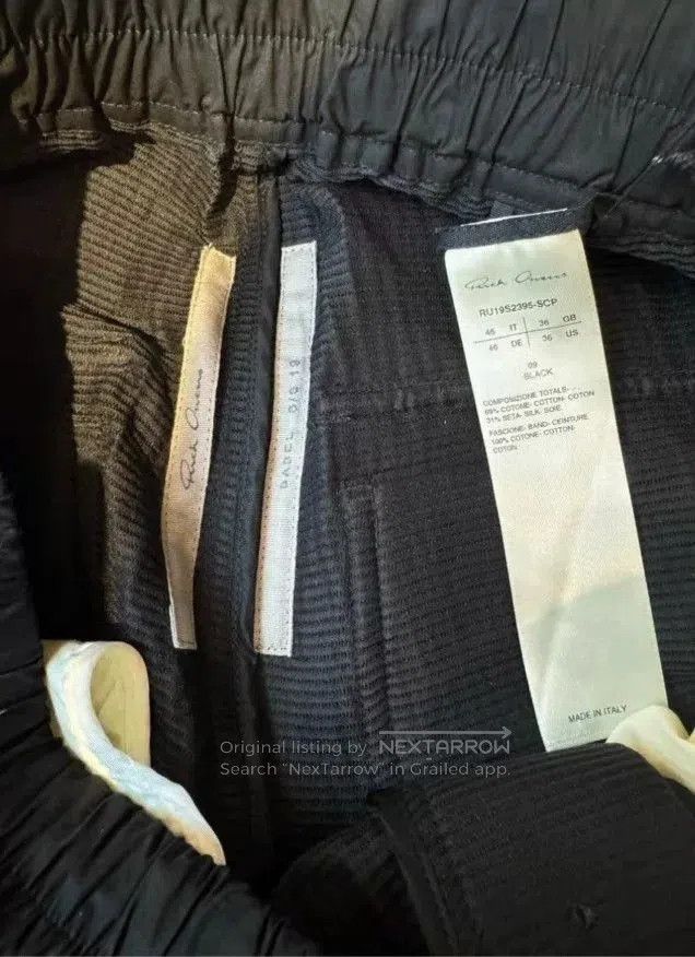 Rick Owens Rick Owens Black Cropped Trousers. Size US 30 / EU 46 - 3 Thumbnail