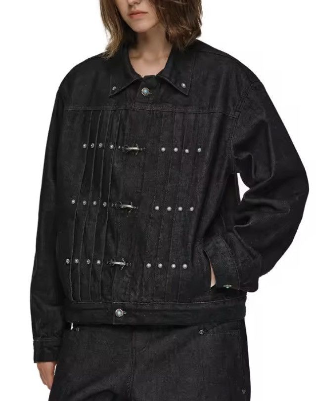 Japanese Brand Airplane Buckle Denim Jacket Size US M / EU 48-50 / 2 - 3 Thumbnail