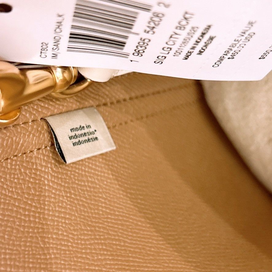 Coach City Large Bucket Bag In Signature Canvas CT802 Size ONE SIZE - 6 Thumbnail