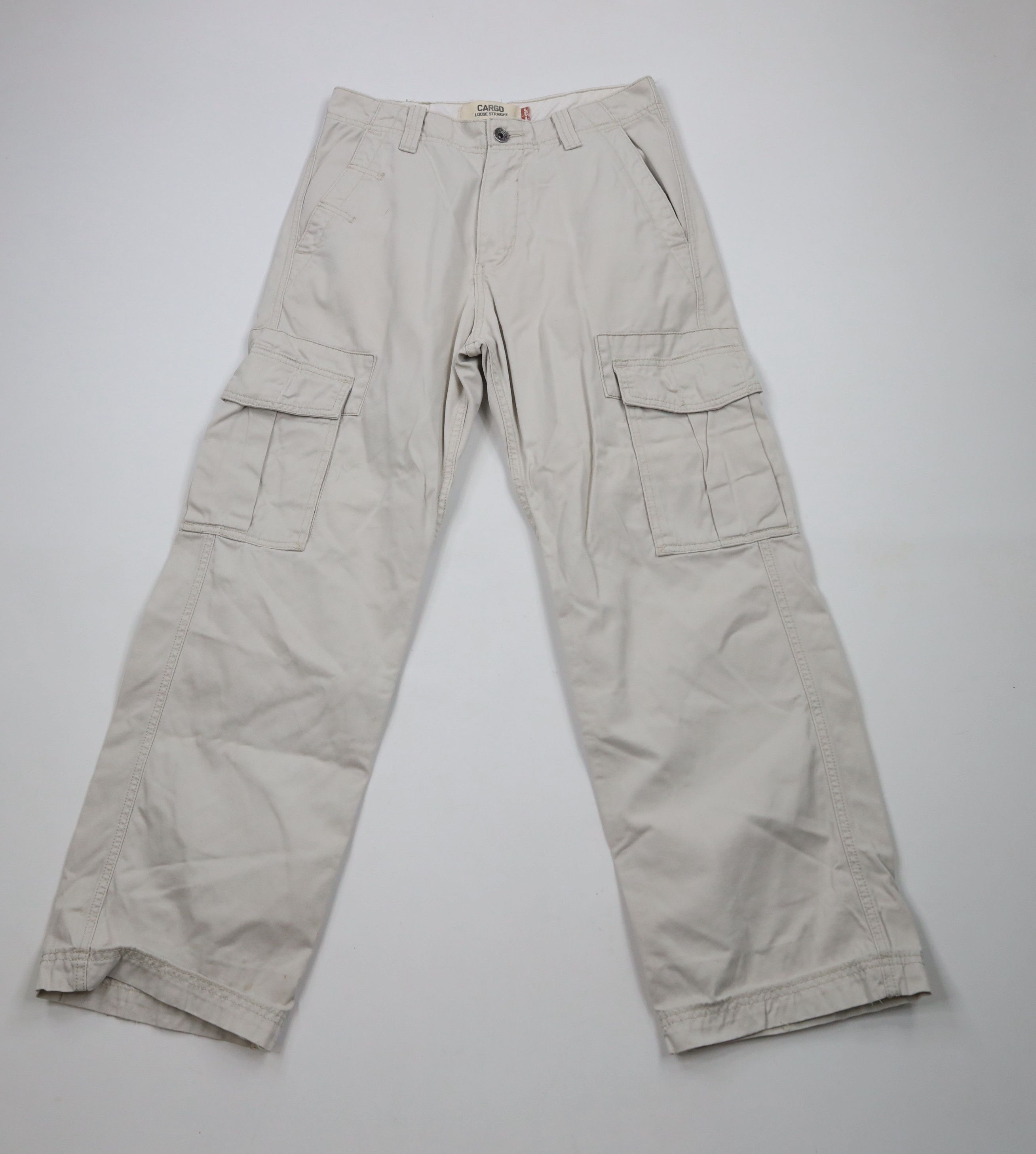 Levi's × Vintage Vintage Y2K Levis Loose Straight Wide Leg Cargo Pants Size US 30 / EU 46 - 1 Thumbnail