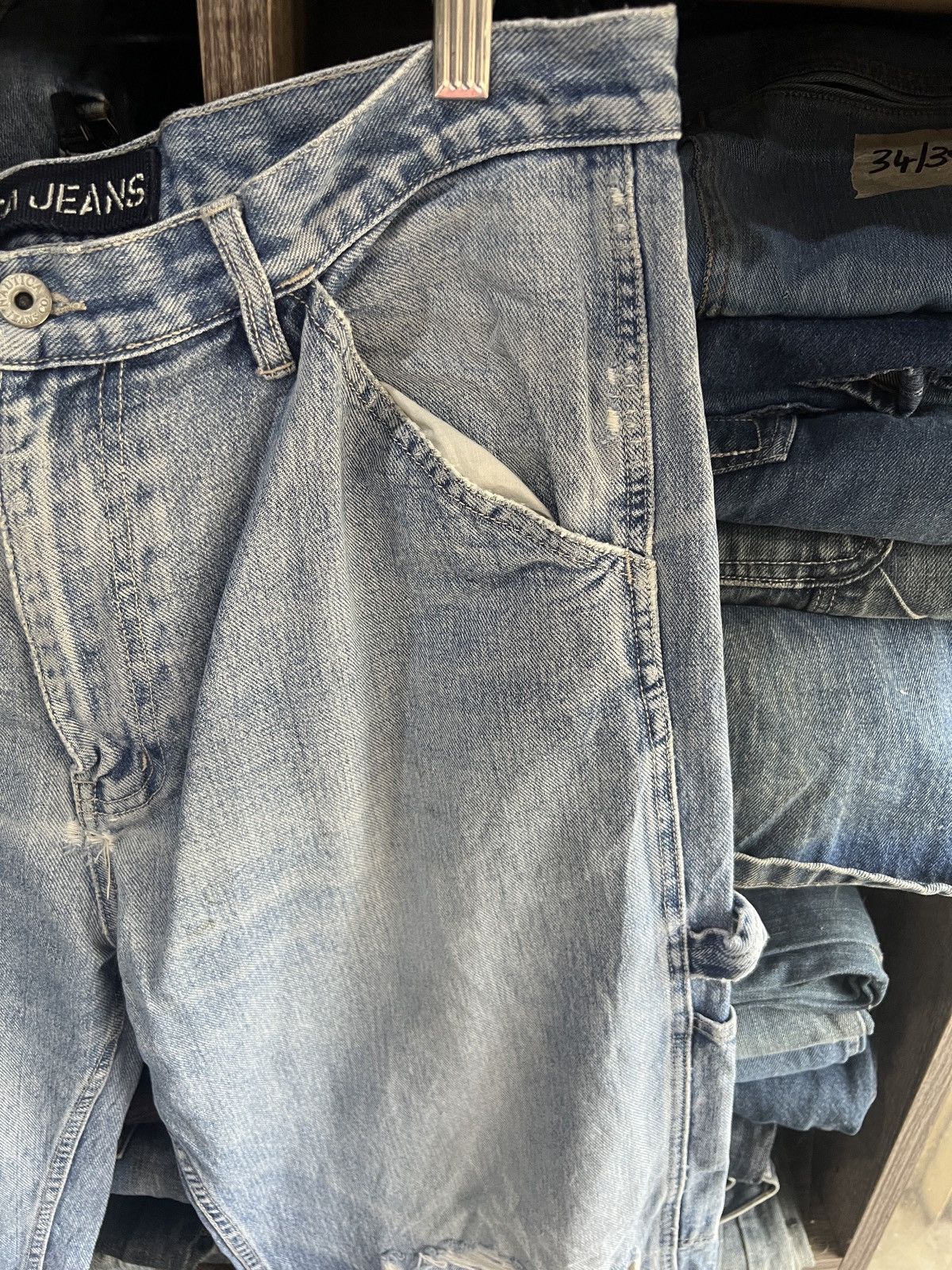 Nautica 🔥Nautica Jeans Distressed Carpenter Denim Size US 34 / EU 50 - 6 Thumbnail