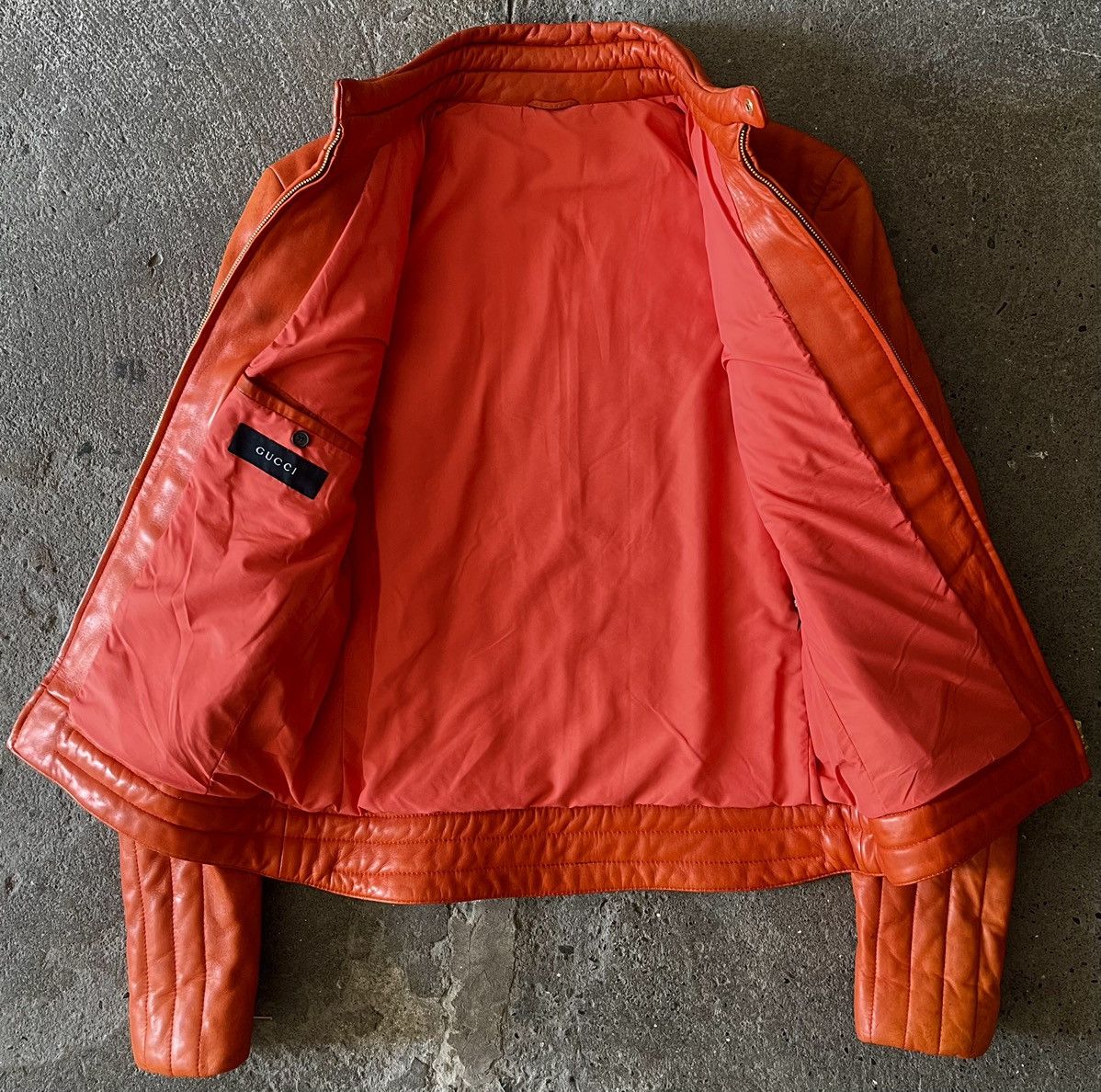 Tom Ford Gucci - Tom Ford - FW2000 - Moto Paneled - Leather Jacket Size US S / EU 44-46 / 1 - 9 Thumbnail