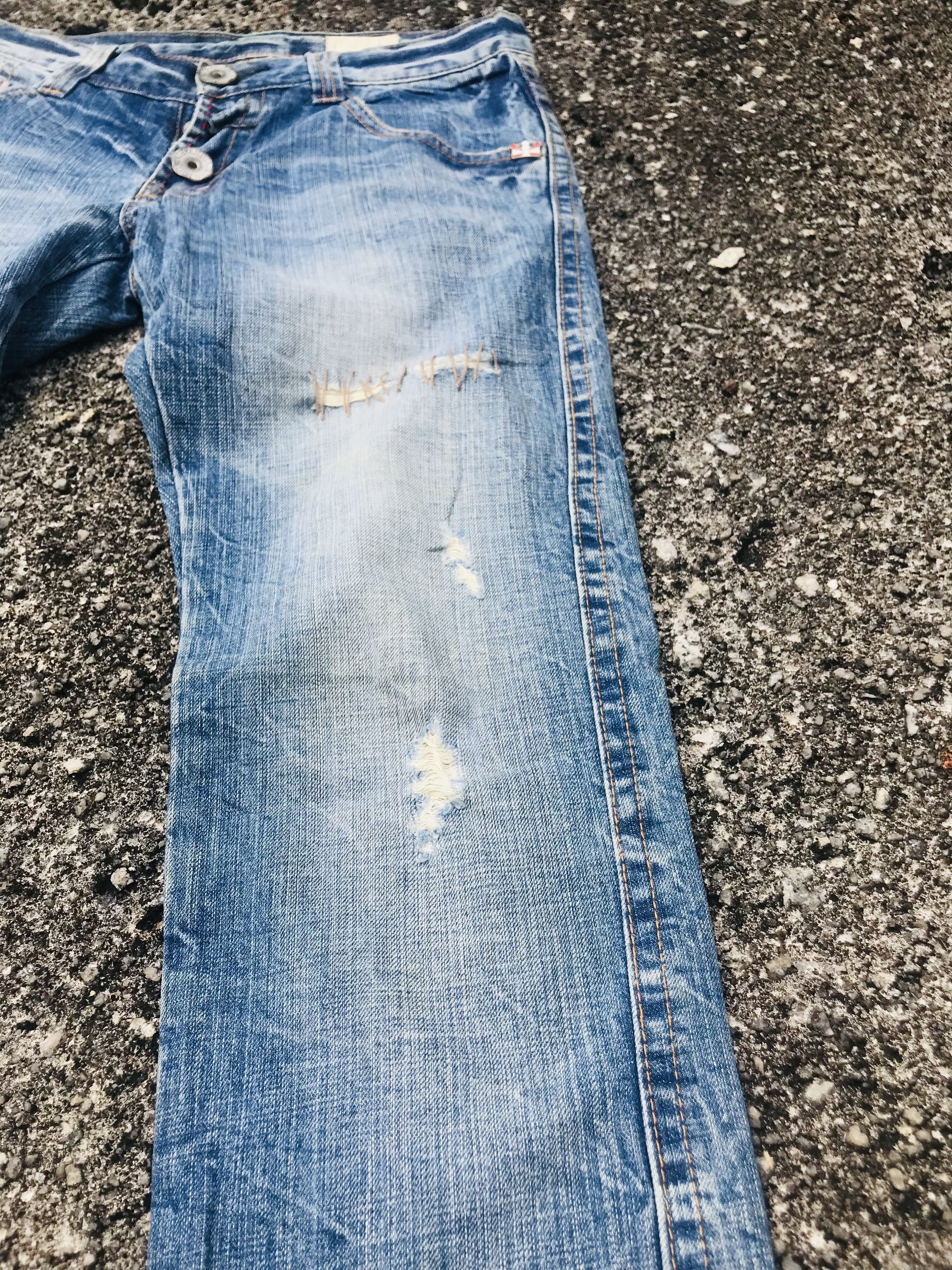 If Six Was Nine Vintage Antgauge distressed jeans Size US 32 / EU 48 - 6 Thumbnail