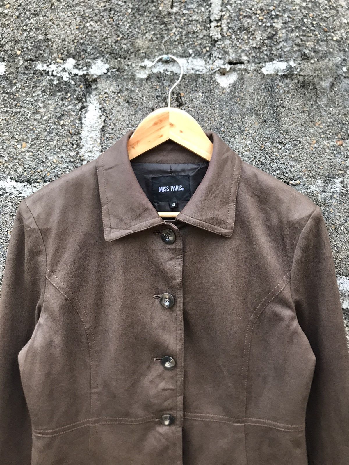 Japanese Brand Miss Paris Button Up Cropped Jacket Size S / US 4 / IT 40 - 5 Thumbnail