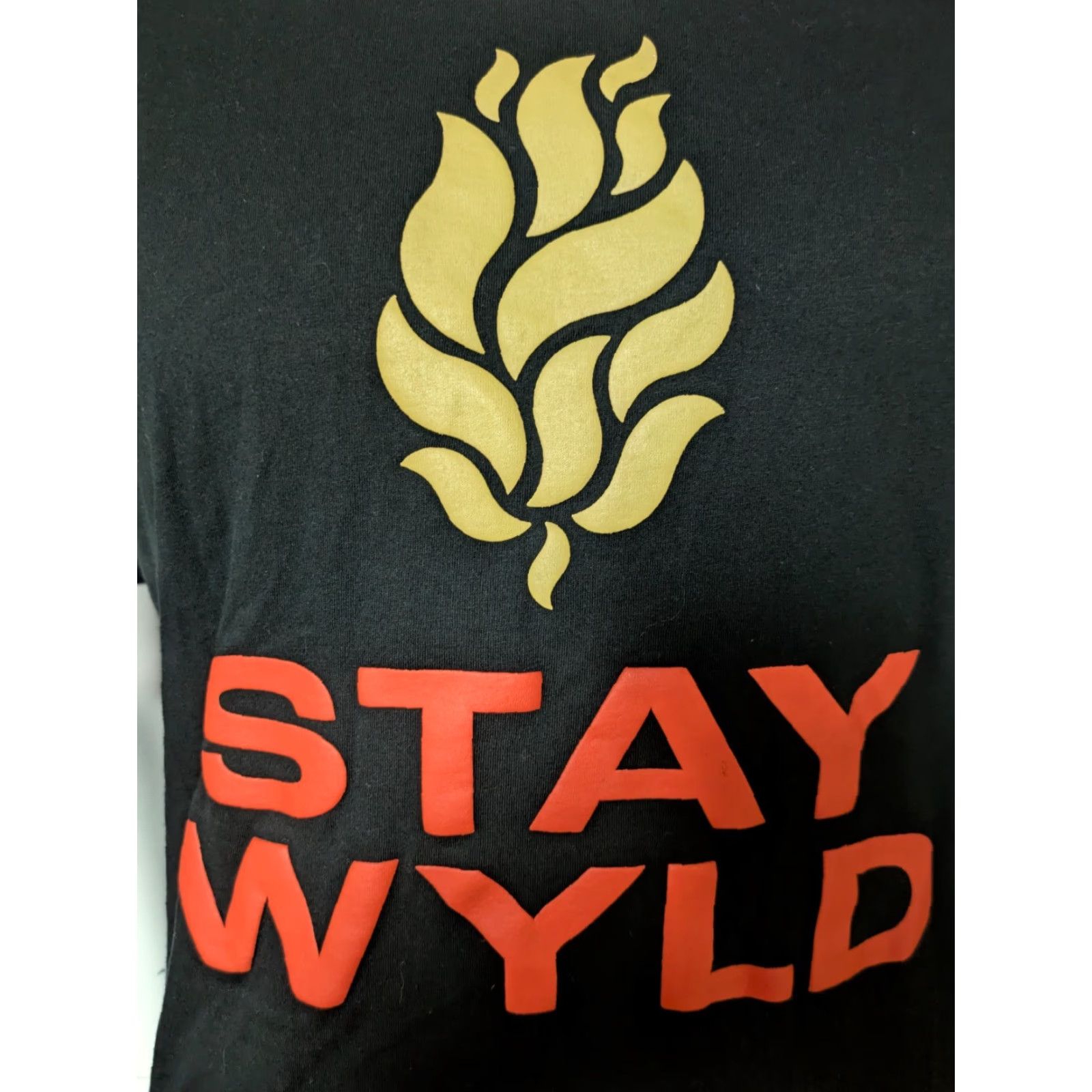 Vintage VINTAGE Wyldfire Concentrates Stay Wyld Logo T Shirt XL Black Men's Graphic Tee Short Sleeve Crew Neck Cotton Size US XL / EU 56 / 4 - 2 Thumbnail