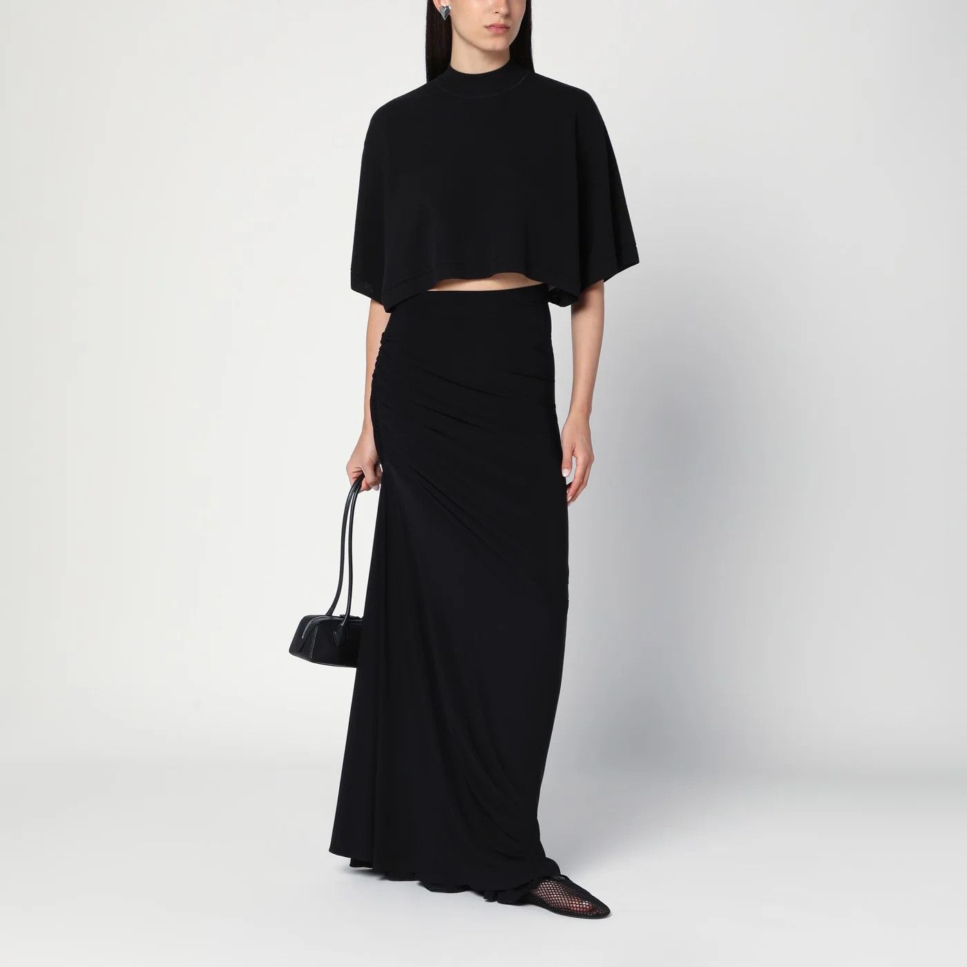 Alaia o1d2blof0426 Long Skirt in Black Size 26" / US 2 / IT 38 - 2 Thumbnail