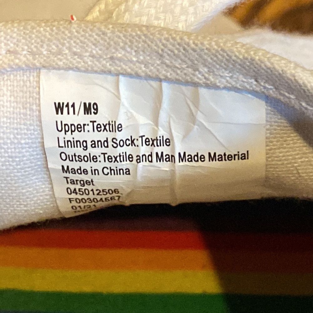 Target Basics Target Unisex Women’s 11 Men 9 Pride Rainbow Sneakers Size US 11 / IT 41 - 4 Thumbnail