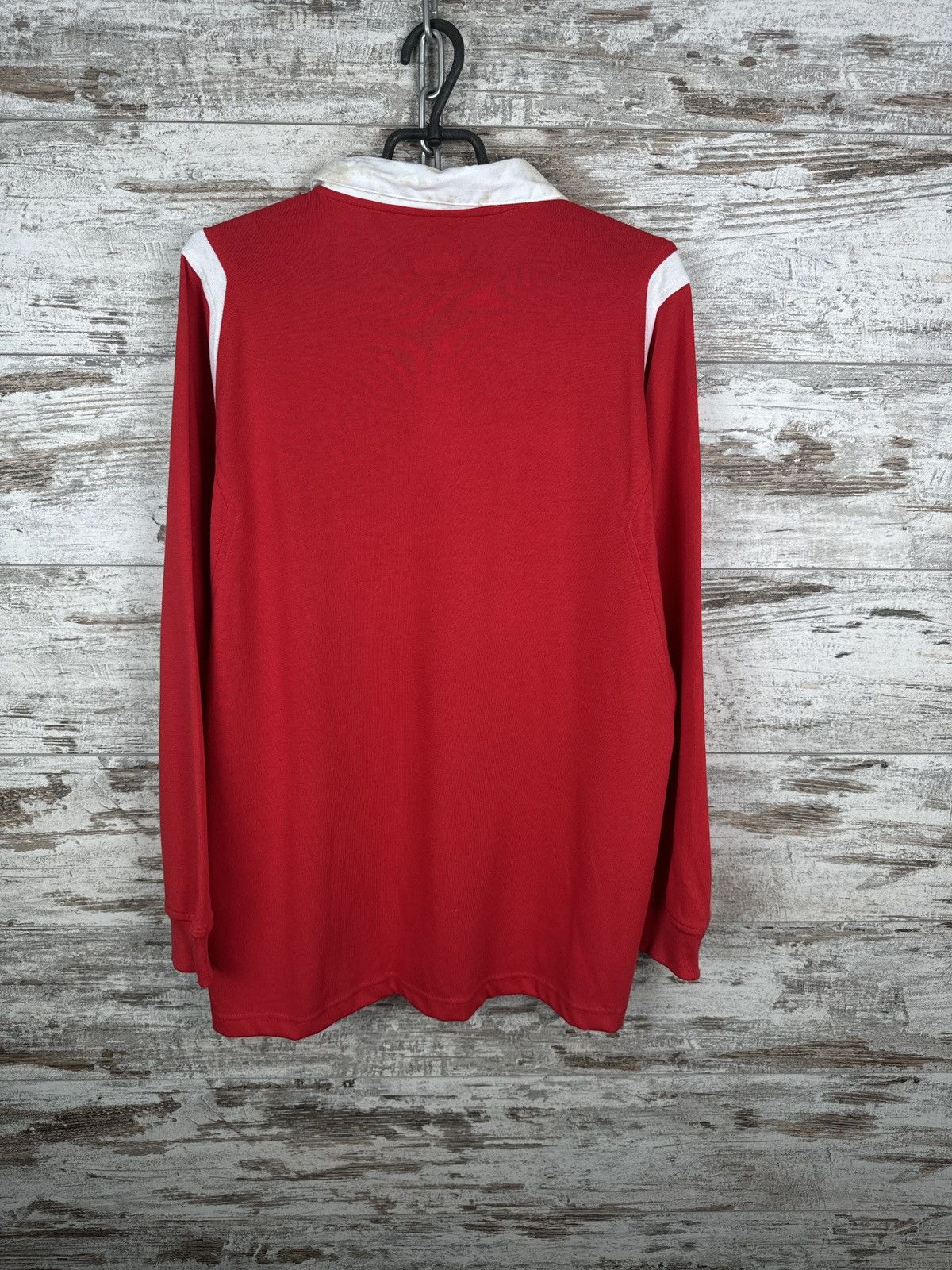 Reebok Mens Vintage Reebok 00s Wales rugby shirt jersey sweatshirt Size US L / EU 52-54 / 3 - 15 Thumbnail