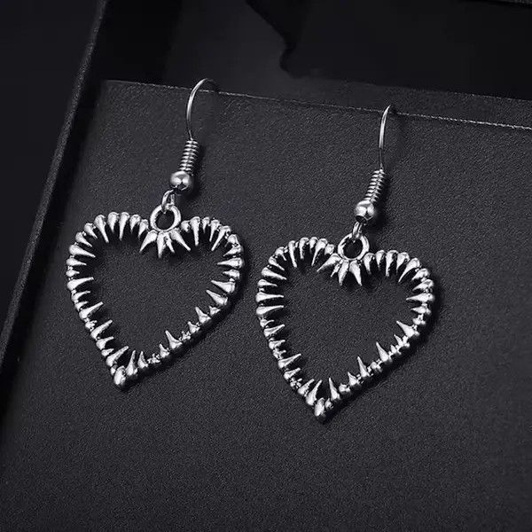 Jewelry × Vintage Vintage Harajuku Egirl Hip Hop Punk Earrings Size ONE SIZE - 3 Thumbnail