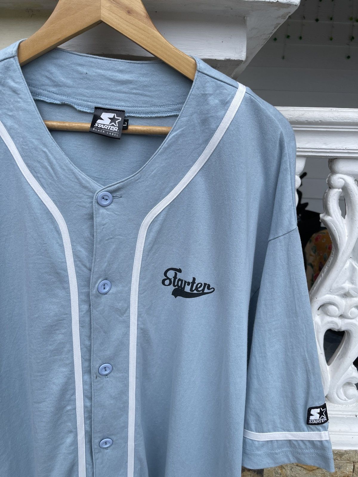 Black Label × Starter Last Drop🔥Rare🔥Starter Black Label Button Shirt Size US XXL / EU 58 / 5 - 4 Thumbnail
