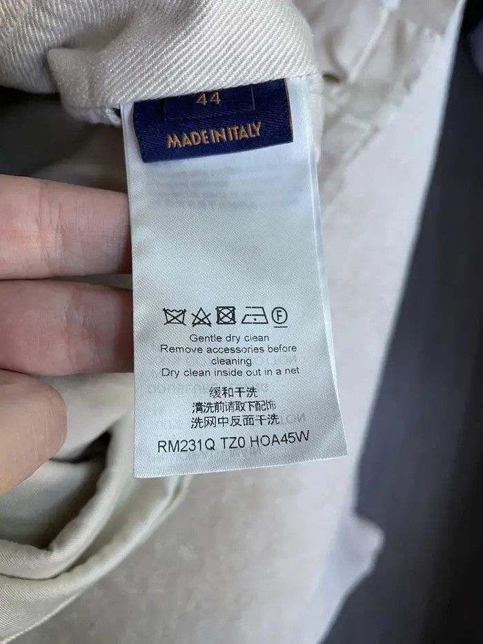 Louis Vuitton Louis Vuitton Beige Monogram Workwear Denim Jacket Size US S / EU 44-46 / 1 - 5 Thumbnail