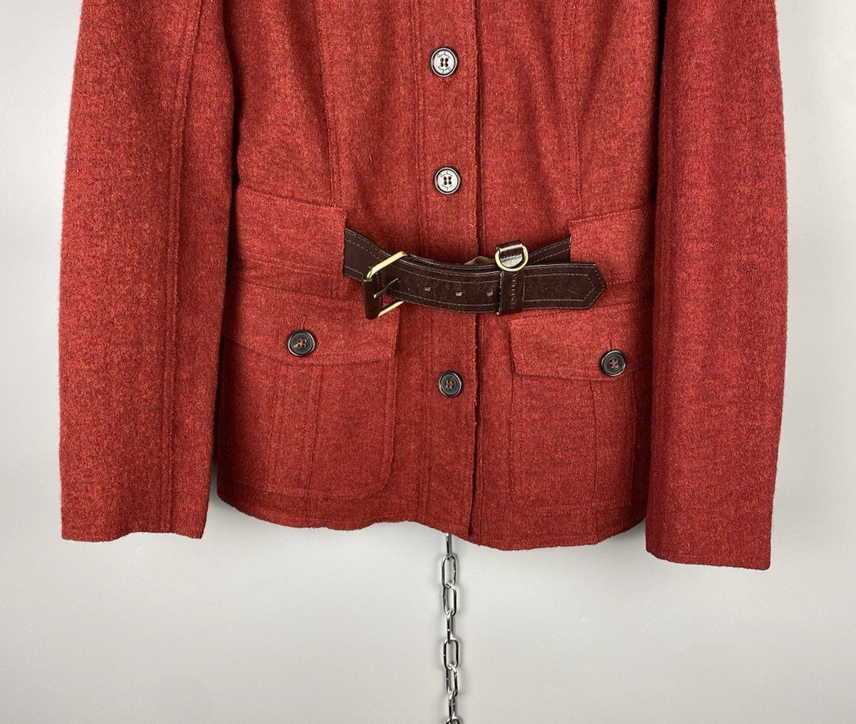 Burberry Burberry Women Luxury Wool Pea Coat Jacket Size S / US 4 / IT 40 - 4 Thumbnail