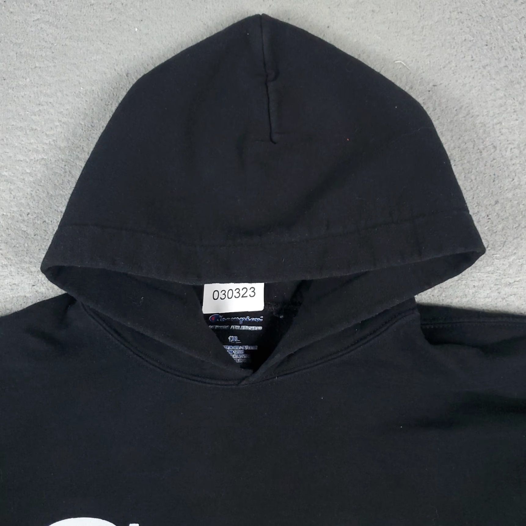 Champion Champion Hoodie Men XL Black Pullover Casual Sweatshirt Long Sleeve Mock Neck Size US XL / EU 56 / 4 - 3 Thumbnail