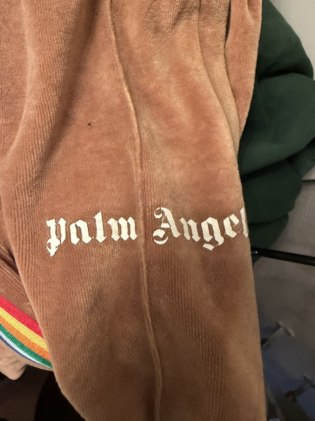 Palm Angels RAINBOW CHENILLE TRACK PANTS Size US 44 / EU 60 - 5 Thumbnail