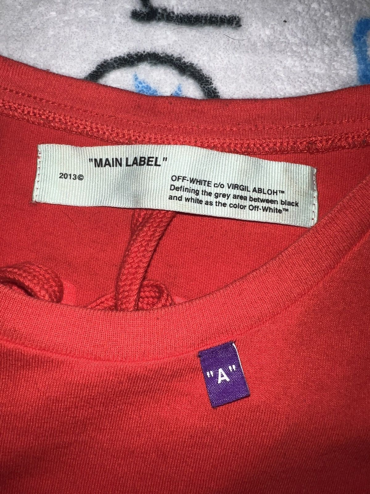 Off-White Off-White Red Bernini Short Sleeve T-Shirt Size US S / EU 44-46 / 1 - 4 Thumbnail