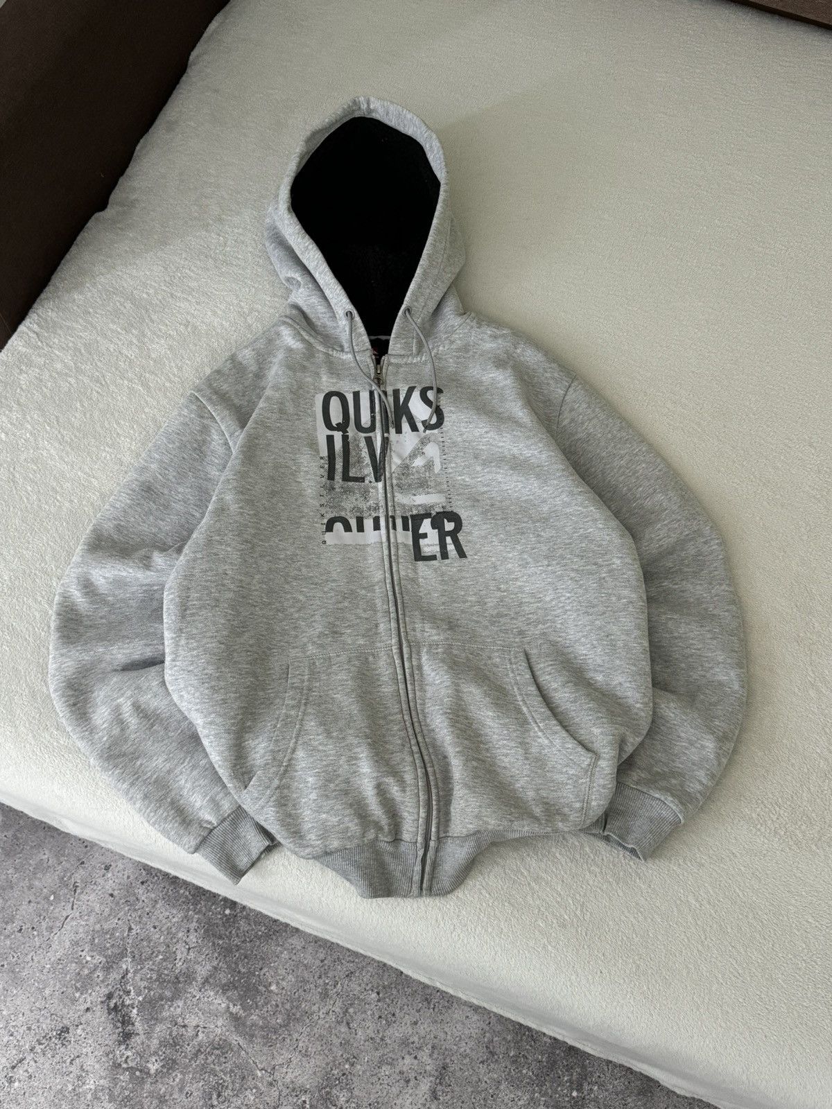 Japanese Brand × Quiksilver × Vintage Vintage hype fur Quicksilver Y2K fleece jacket zip hoodie Size US XL / EU 56 / 4 - 3 Thumbnail