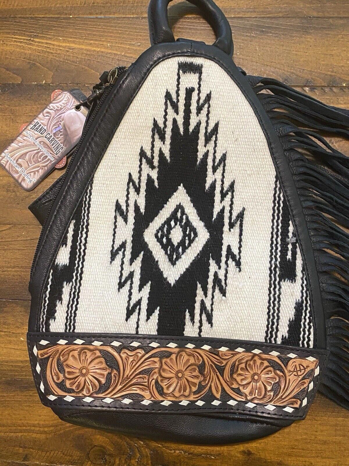 Designer AD American Darling ADBG1125A Sling Hand Tooled Leather Size ONE SIZE - 5 Thumbnail