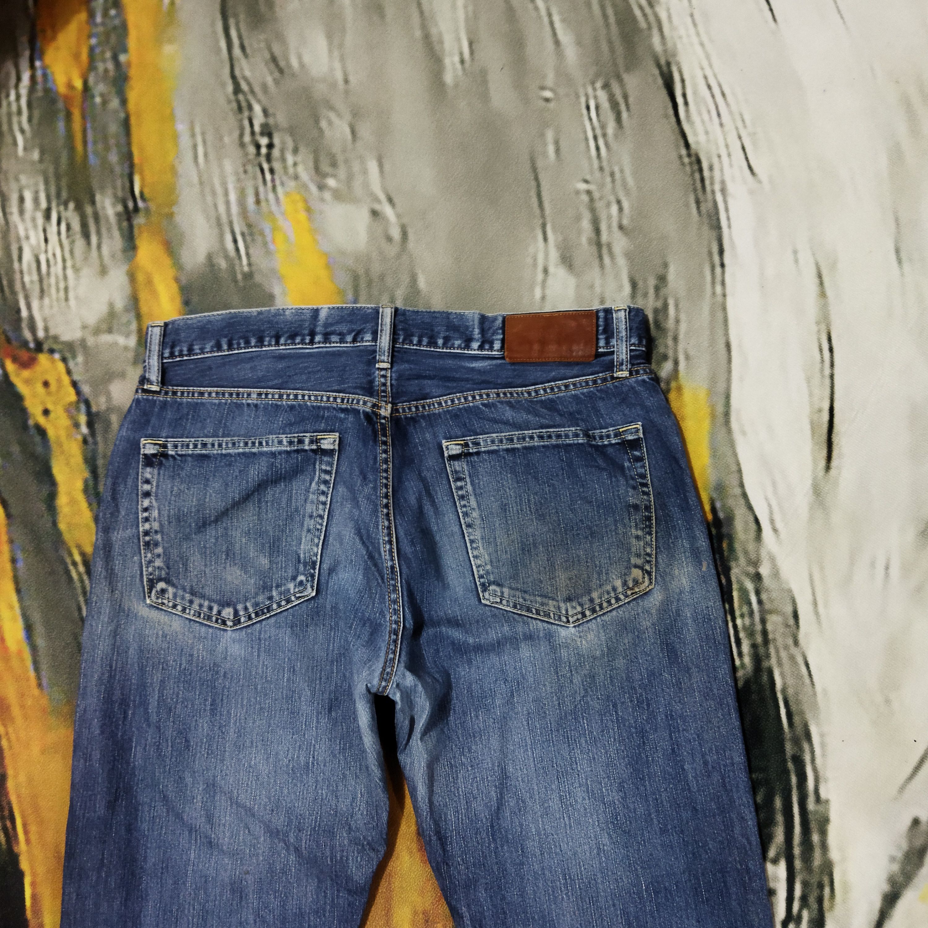 Japanese Brand × Vintage VINTAGE JAPANESE BRAND DISTRESSED BLUE JEANS PANTS Size US 34 / EU 50 - 7 Thumbnail