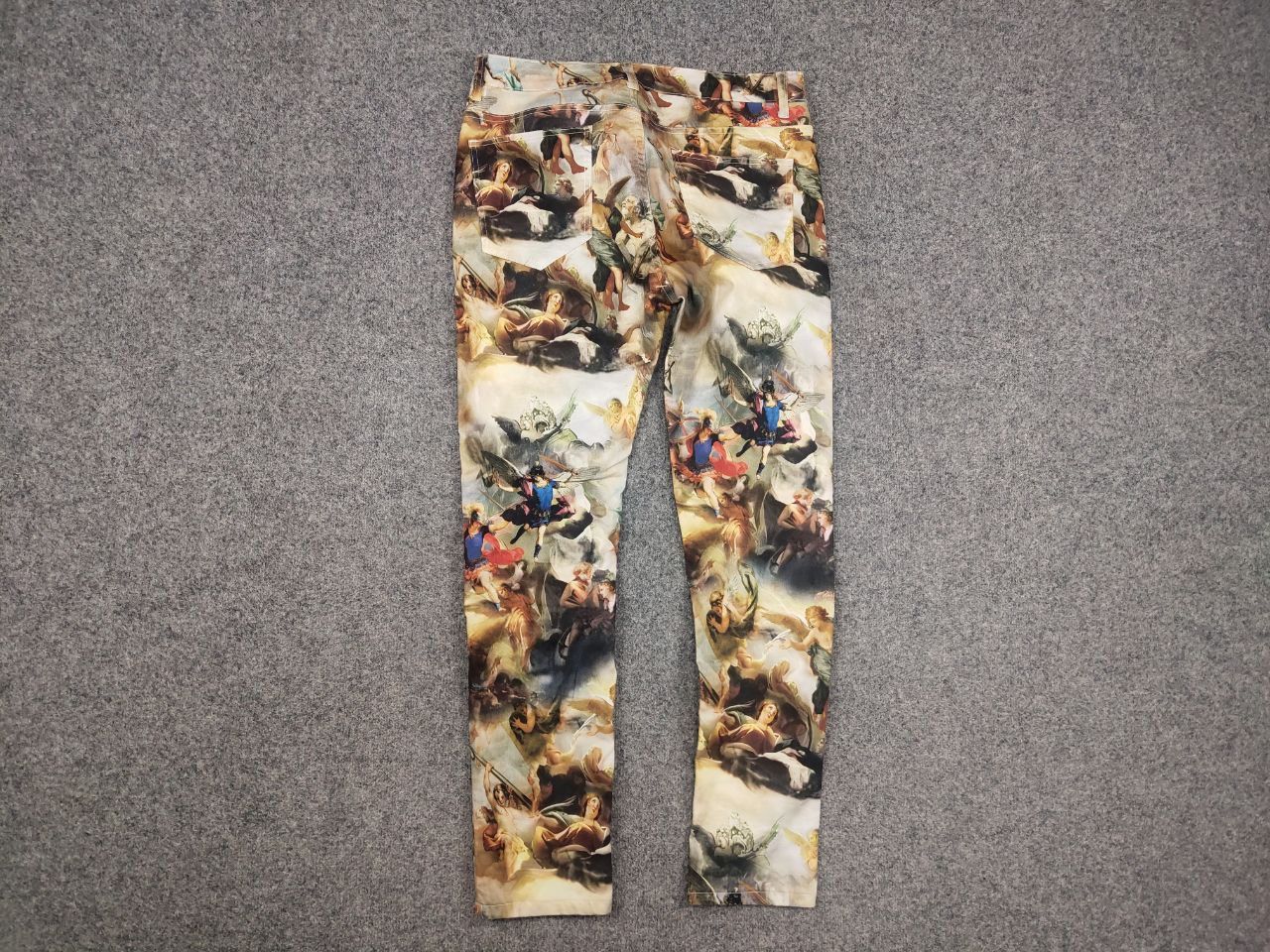 Vintage Vintage Design with angel Renaissance print pants Y2K Style Size US 34 / EU 50 - 11 Thumbnail
