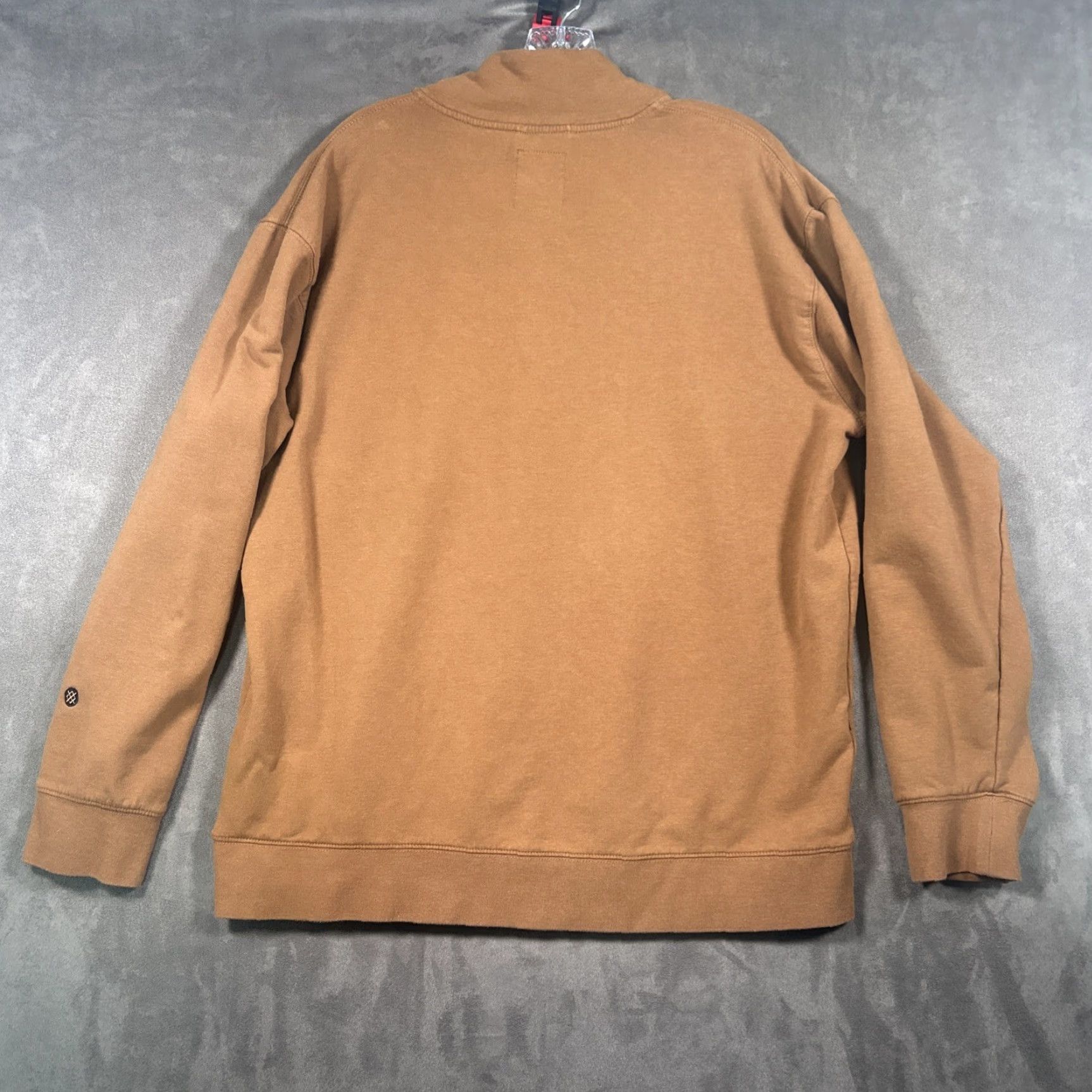 Vintage VINTAGE Stance Sweatshirt Pullover Mens XL 1/4 Zip Fleece Brown Cotton Logo Crew Neck Size US XL / EU 56 / 4 - 7 Thumbnail