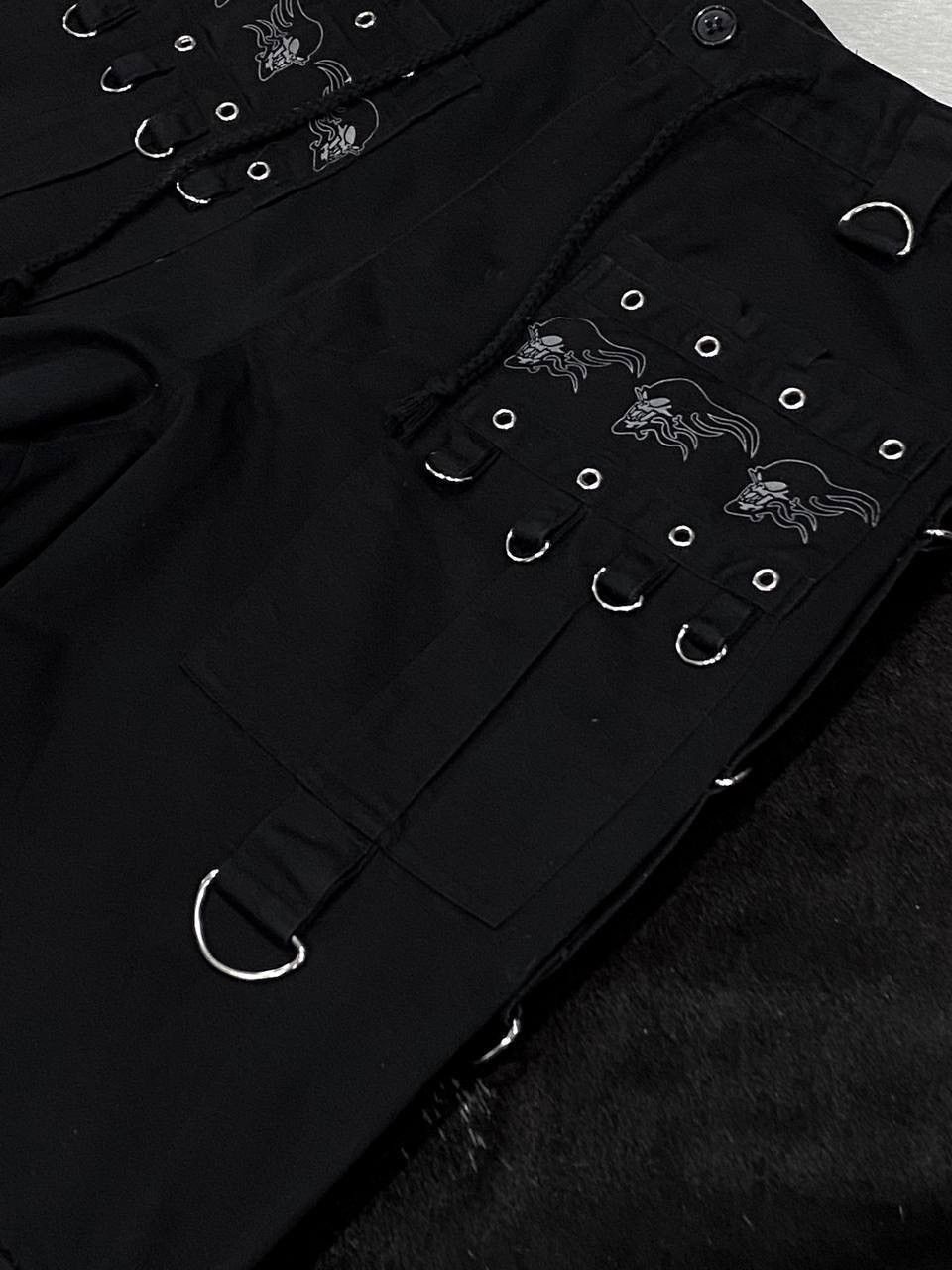 Tripp NYC Mercy Goth Bondage Pants Size 32" / US 10 / IT 46 - 4 Thumbnail