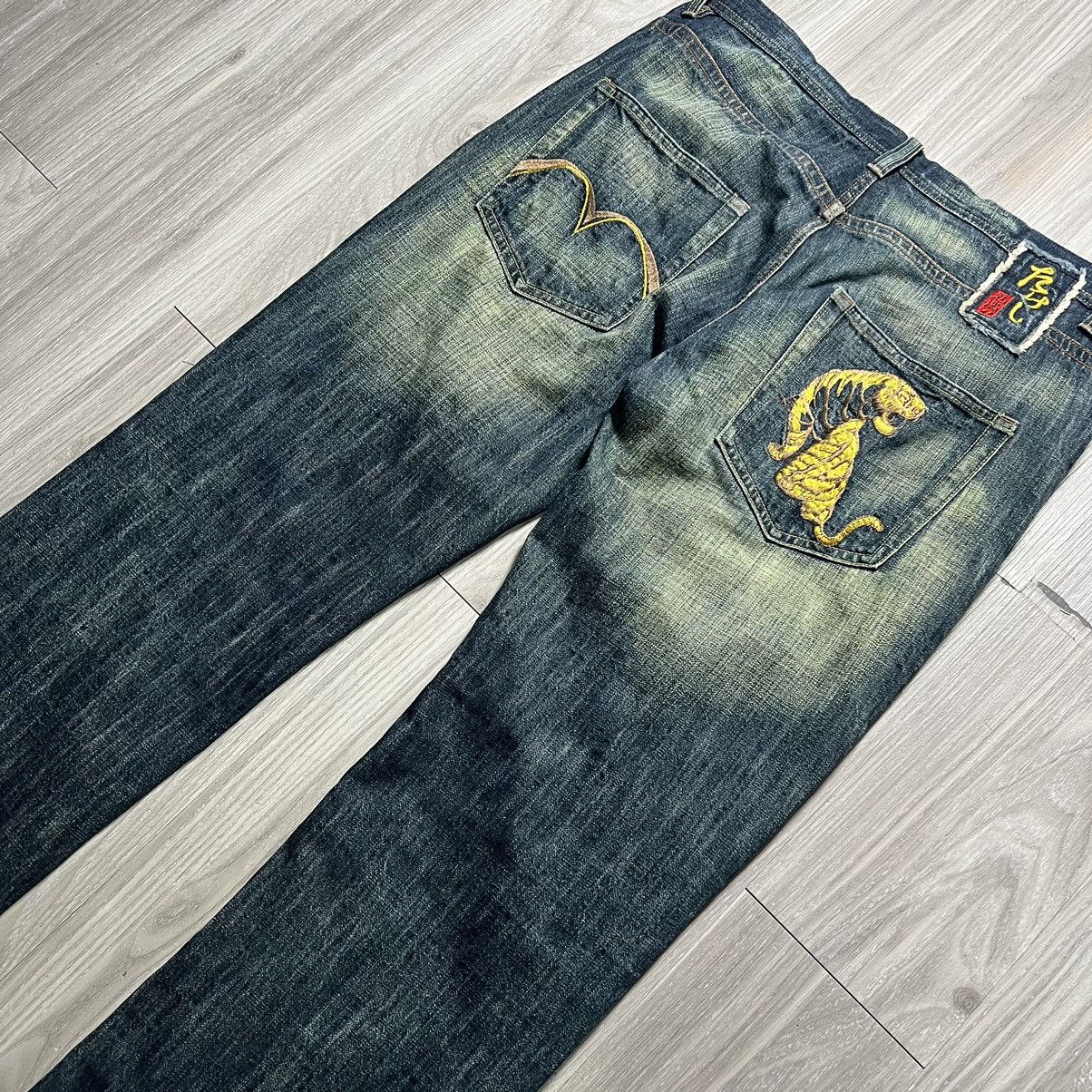 Japanese Brand Vintage Oniarai Nippon Blue Denim Jeans Size US 36 / EU 52 - 9 Thumbnail