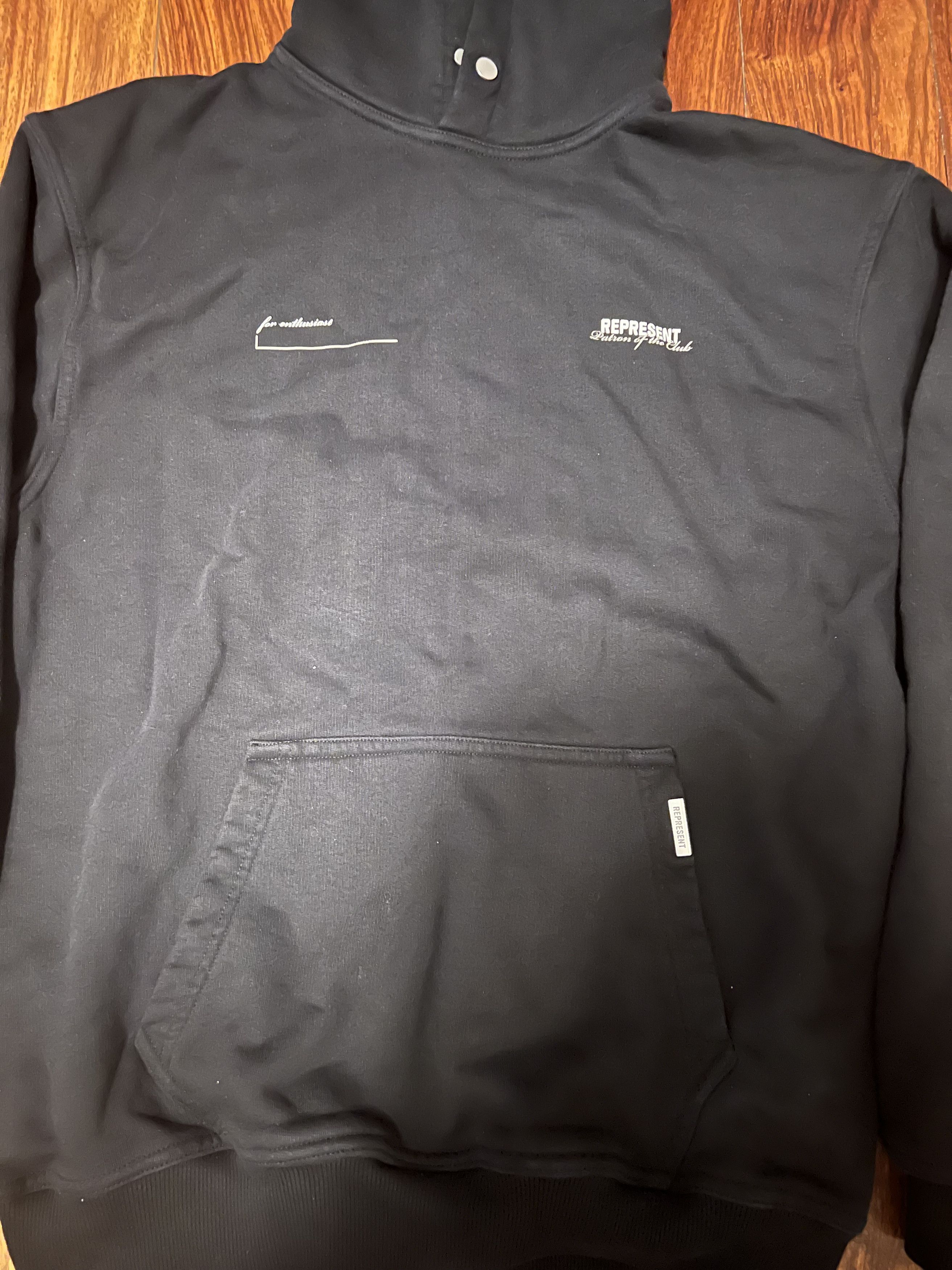 Represent Clo. Patron Of The Club Hoodie - Black Size US XS / EU 42 / 0 - 2 Thumbnail
