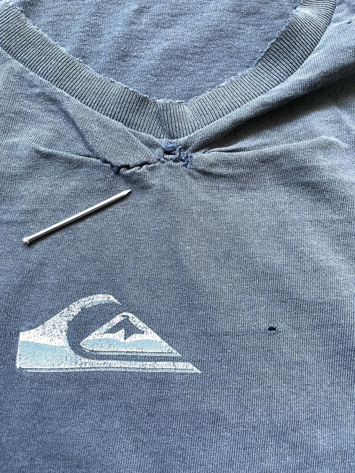 Quiksilver Vintage Quiksilver “Surf Logo” Thrashed T-Shirt (Sz. XL) Size US XL / EU 56 / 4 - 6 Thumbnail