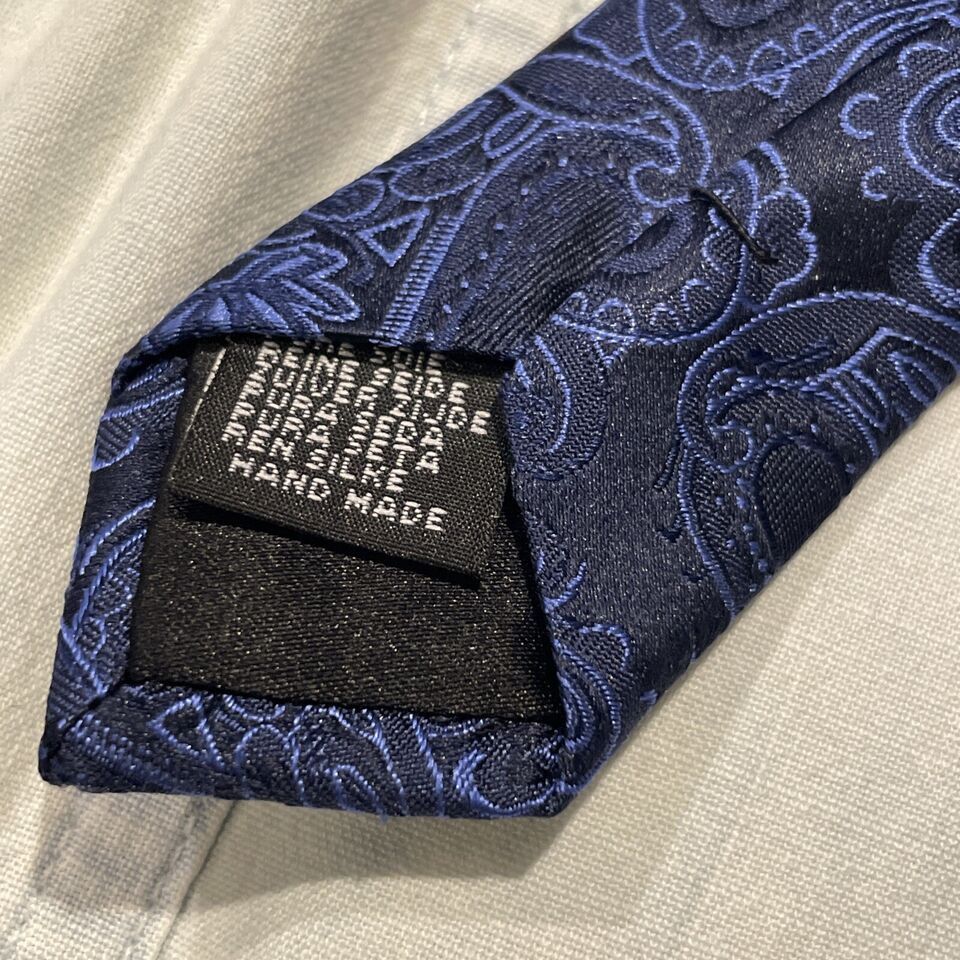 Paul Stuart Paul Malone Palm Beach modern skinny silk tie 2.5" Size ONE SIZE - 4 Thumbnail
