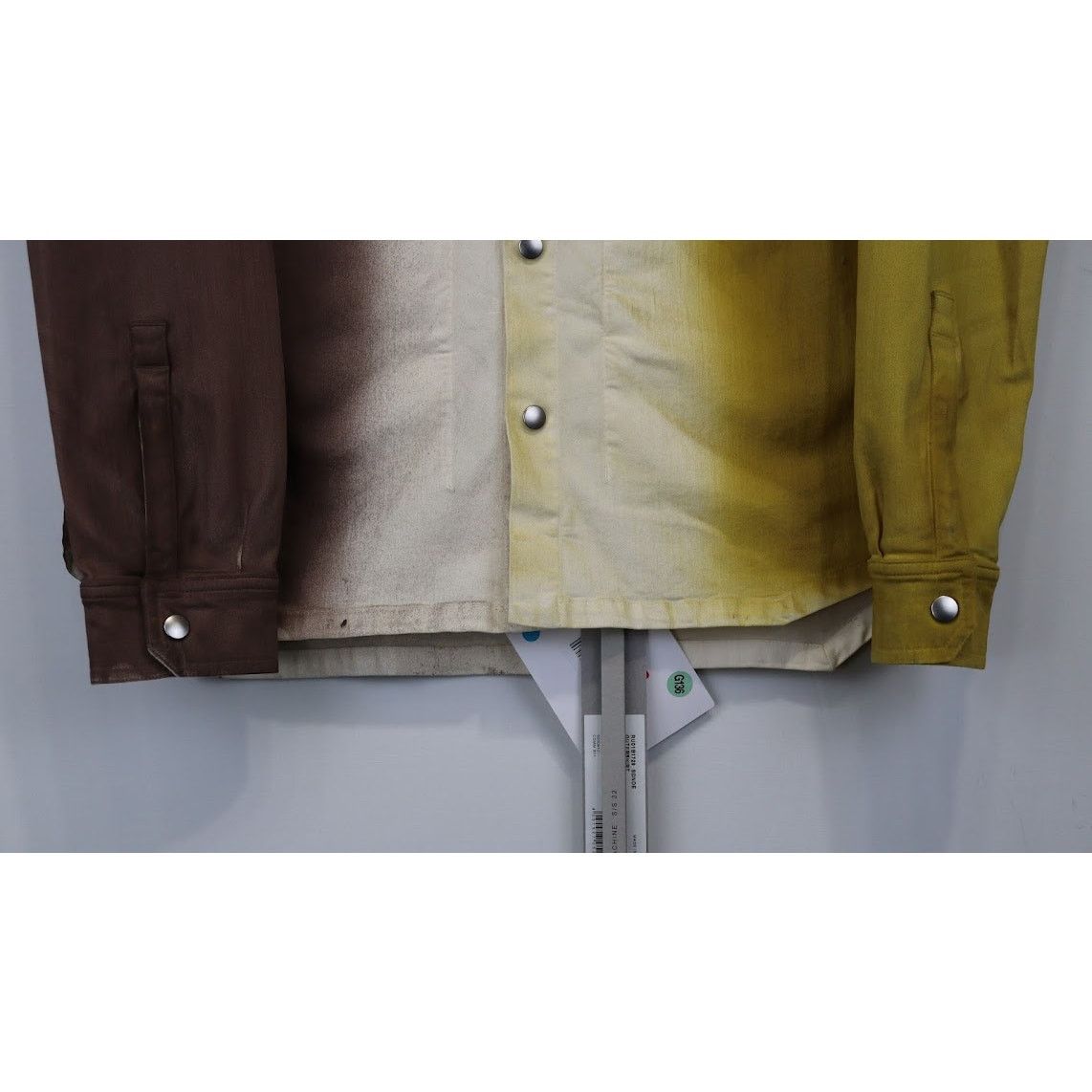 Rick Owens o1rshd1 Outershirt in Oxblood/Natural/Sulphate Size US M / EU 48-50 / 2 - 7 Thumbnail