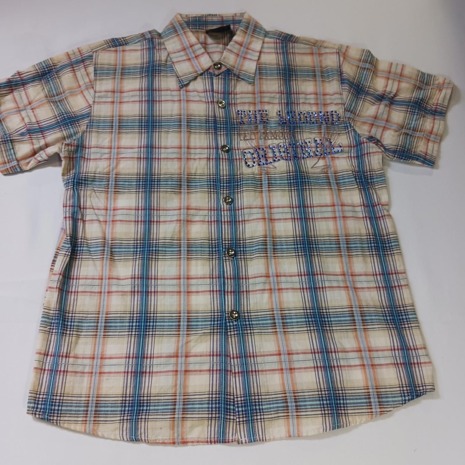 Other Evolution The Legend Original Men Short Sleeve Plaid Shirt L Size US L / EU 52-54 / 3 - 10 Thumbnail