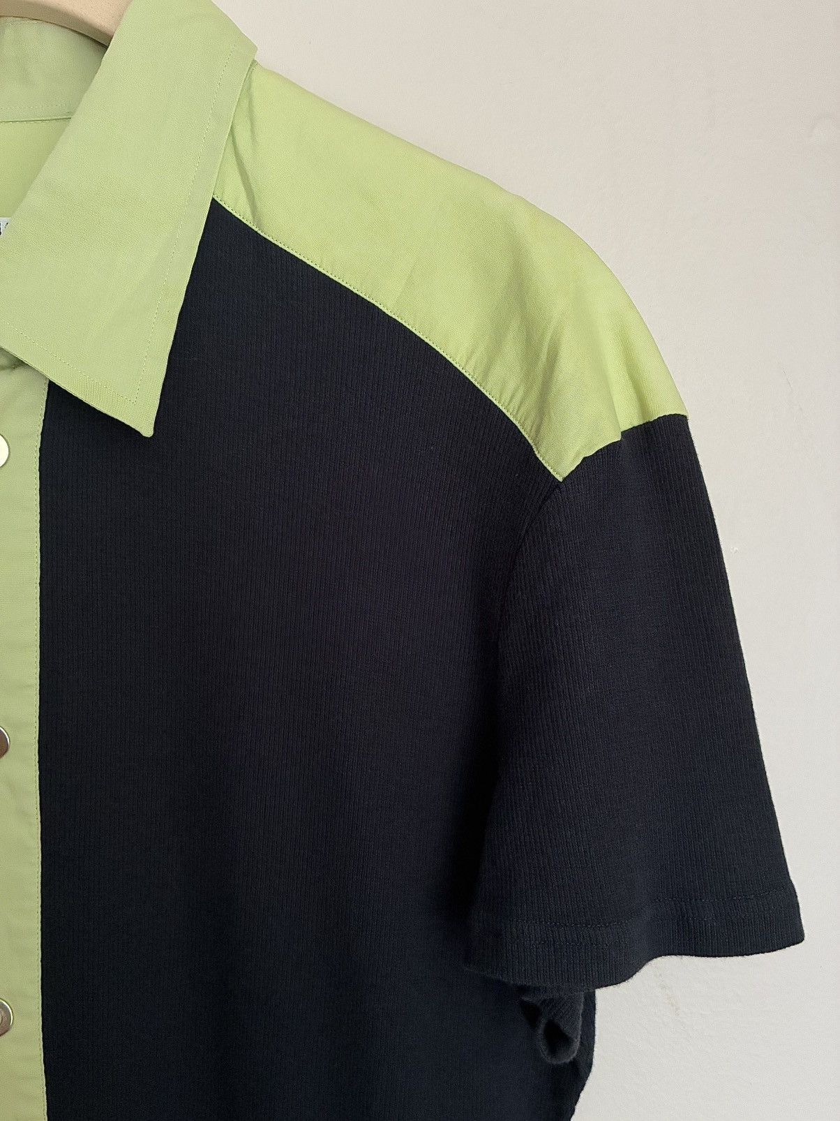 Dirk Bikkembergs Dirk Bikkembergs Vintage Snap Button Logo Bowling Shirt Size US M / EU 48-50 / 2 - 15 Thumbnail