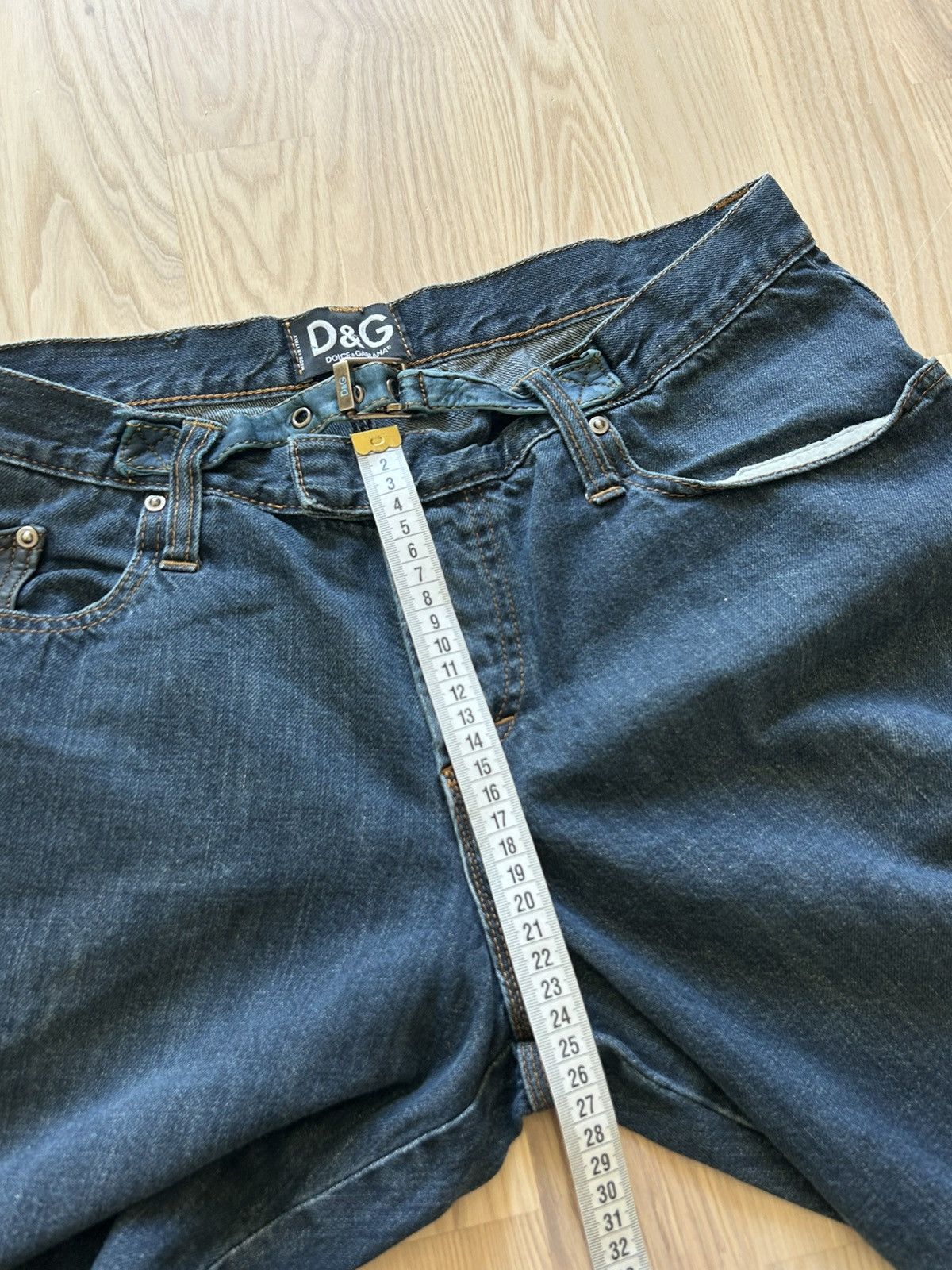 Dolce & Gabbana Dolce & Gabbana AW2004 Archive Bondage Zipper Flare Jeans Size US 33 - 13 Thumbnail