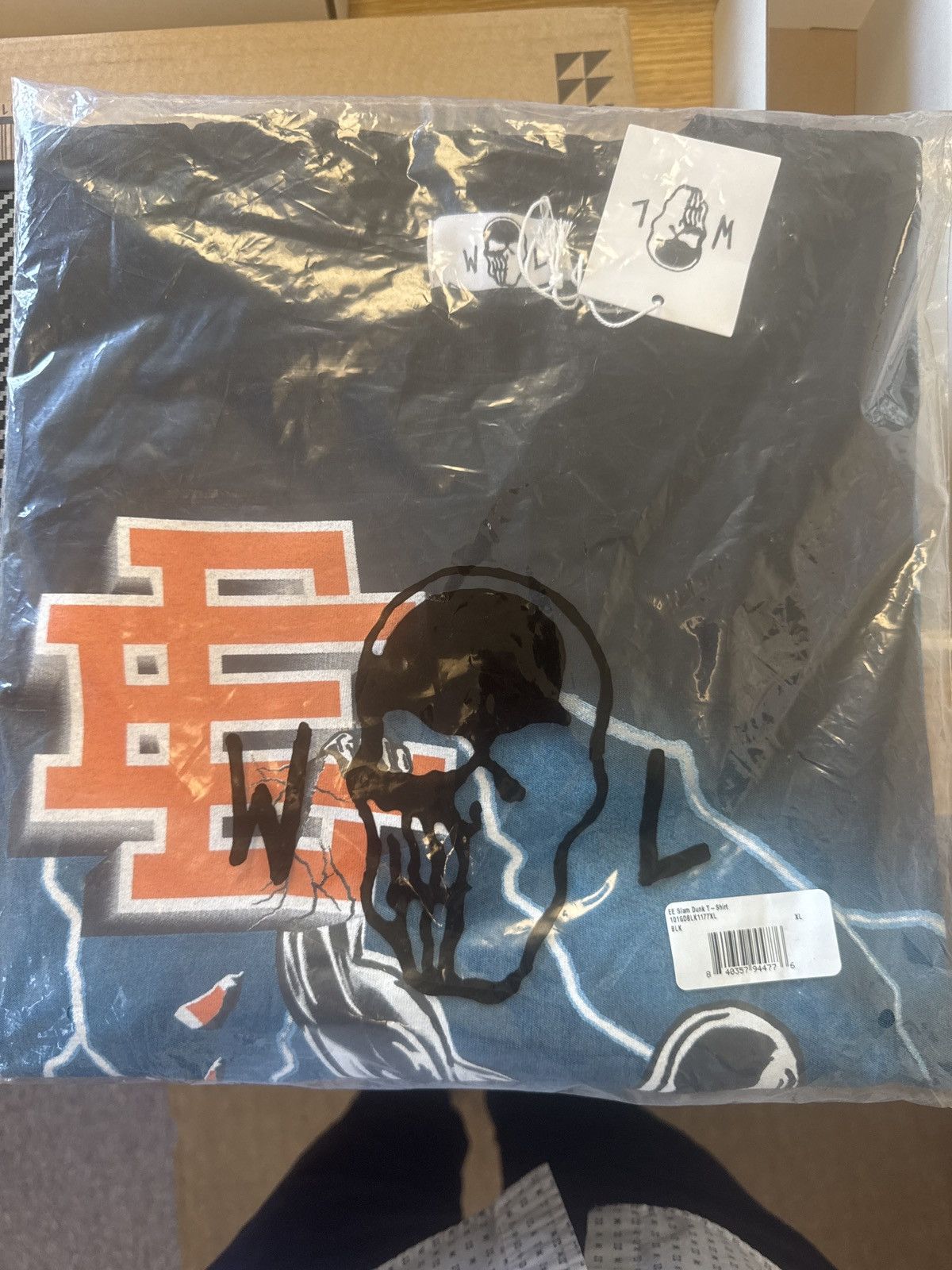 Eric Emanuel × Warren Lotas Eric Emanuel X Warren Lotas Slam Dunk T-Shirt Black XL Size US XL / EU 56 / 4 - 2 Thumbnail
