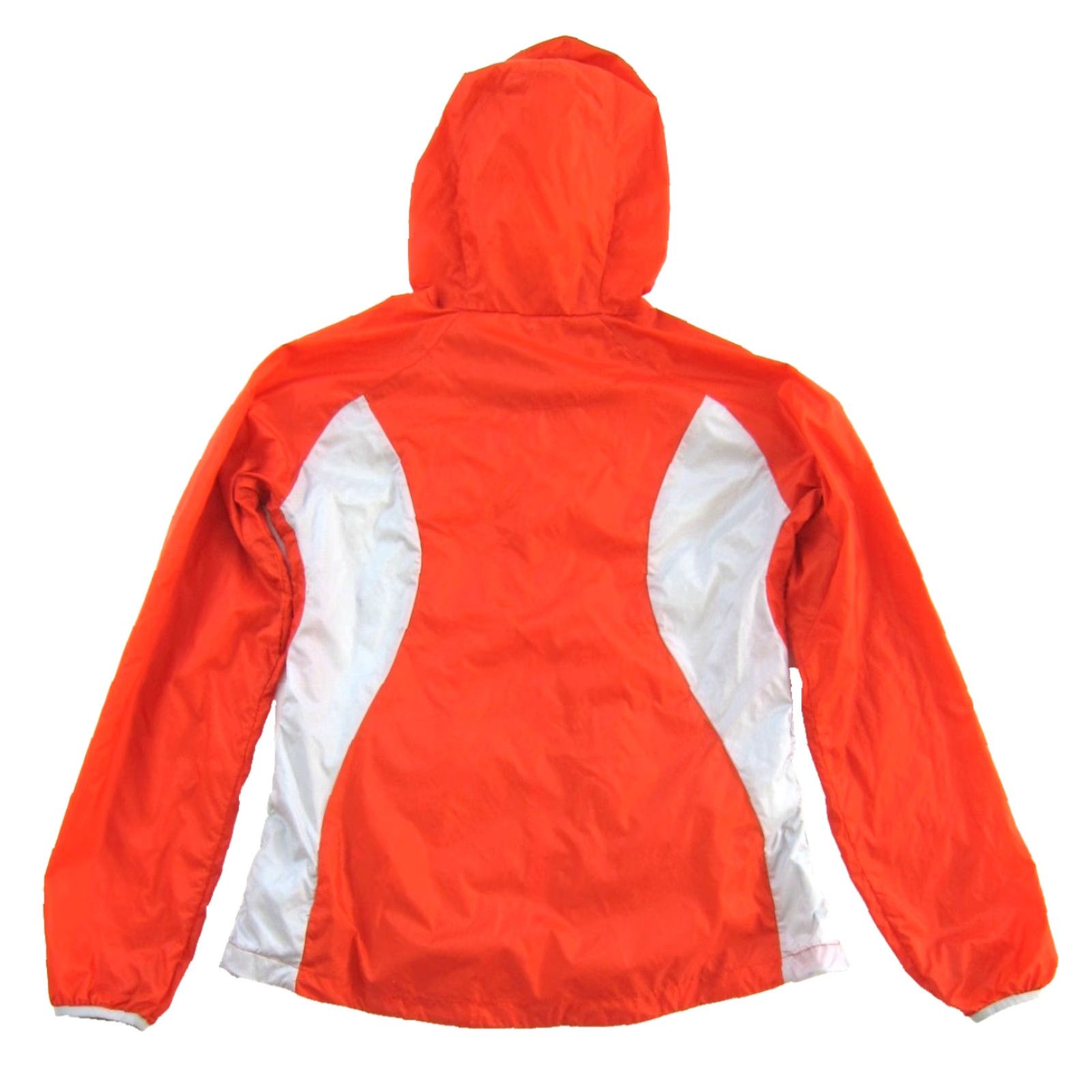 Eddie Bauer Eddie Bauer Windbreaker Jacket Womens Nylon Orange L Lightweight Full Zip Pocket Thumb Hole Size L / US 10 / IT 46 - 2 Thumbnail
