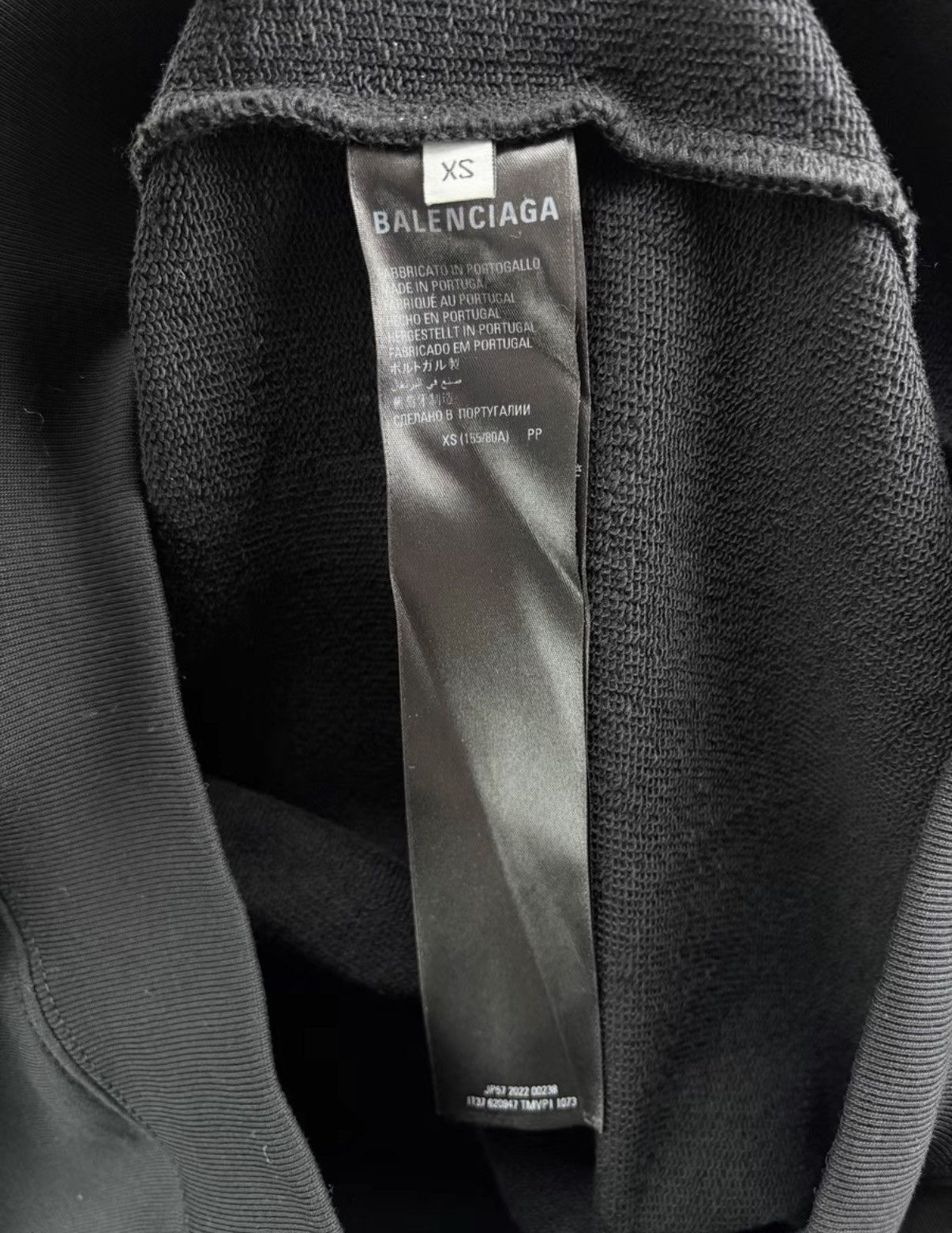 Balenciaga Brand New BALENCIAGA Crystal Hoodie, K1 Size US XS / EU 42 / 0 - 5 Thumbnail