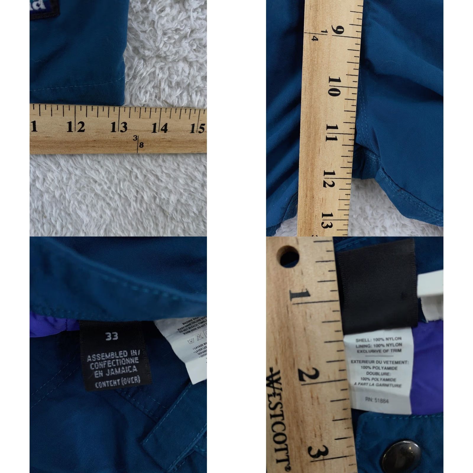 Patagonia VINTAGE Patagonia Hiking Shorts Mens 29x6 Nylon Outdoor Zip Pocket Blue 90s/Outdoor Mens Shorts/Patagonia Size US 29 - 8 Thumbnail