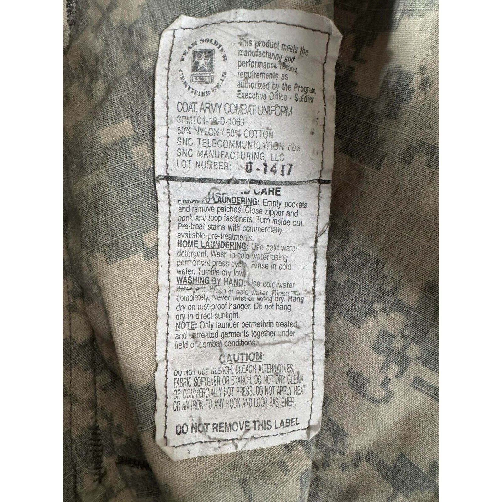 Other Army Combat Uniform Shirt Medium X-Long Tactical Military Size US M / EU 48-50 / 2 - 5 Thumbnail