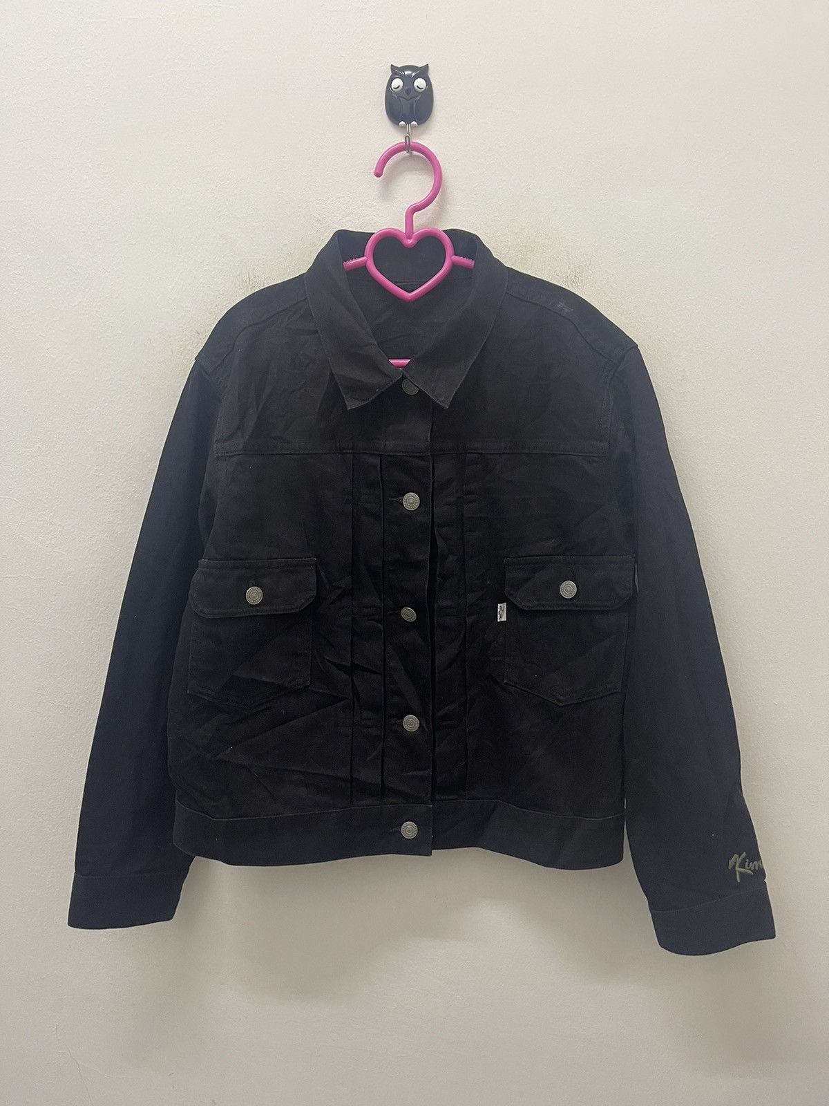 GU × Kim Jones Rare KIM JONES X GU SS18 SS02 Embroidered Denim Jacket Size US L / EU 52-54 / 3 - 4 Thumbnail