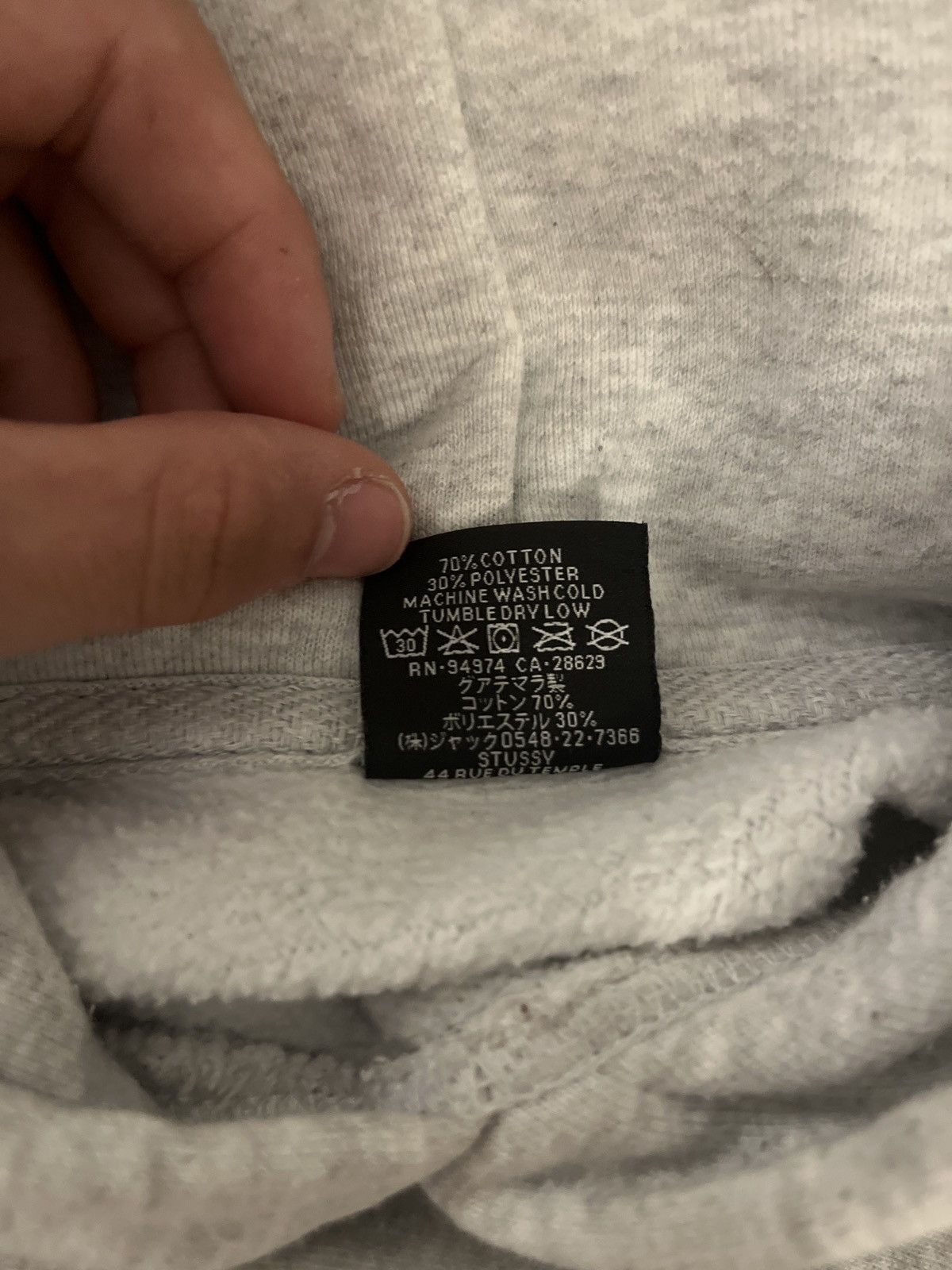 Dover Street Market × Stussy Stüssy Dover Street Market London Hoodie Grey Size US M / EU 48-50 / 2 - 4 Thumbnail