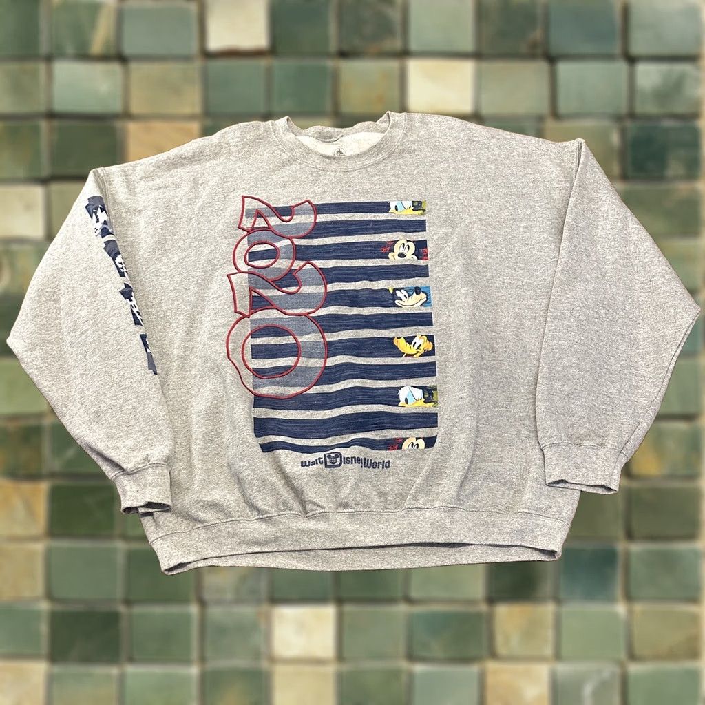 Disney Disney World 2020 Crewneck Sweatshirt Gray 3XL Mens Size US XXL / EU 58 / 5 - 1 Thumbnail